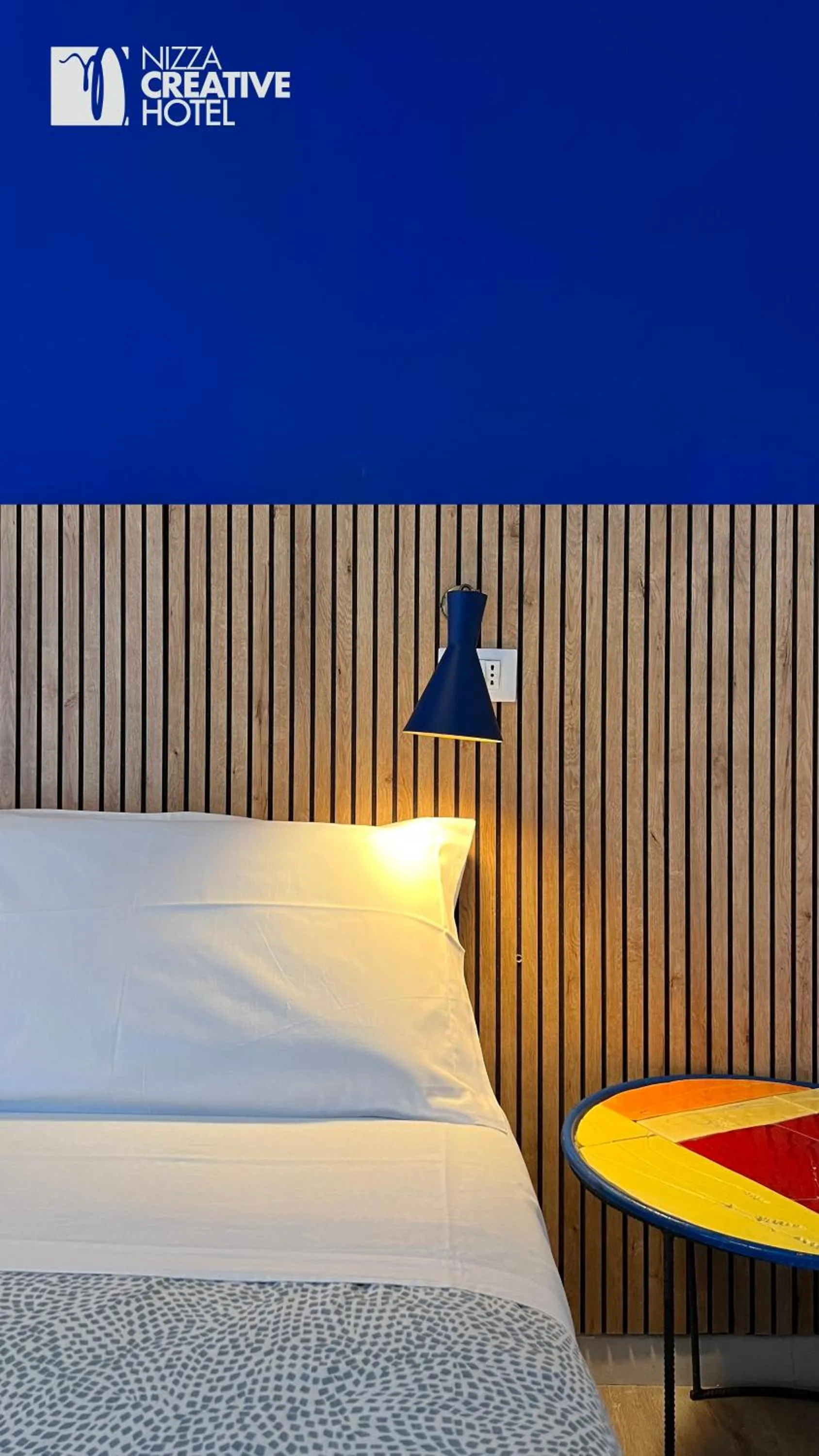 Bed in Hotel Nizza Creative Hotel