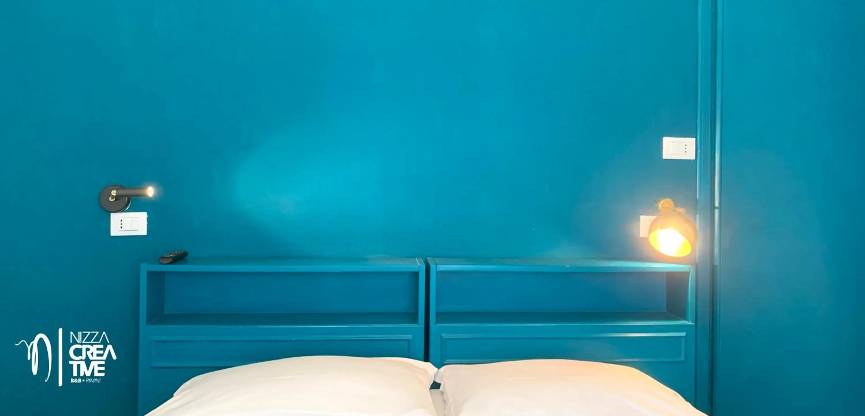 Bed in Hotel Nizza Creative Hotel