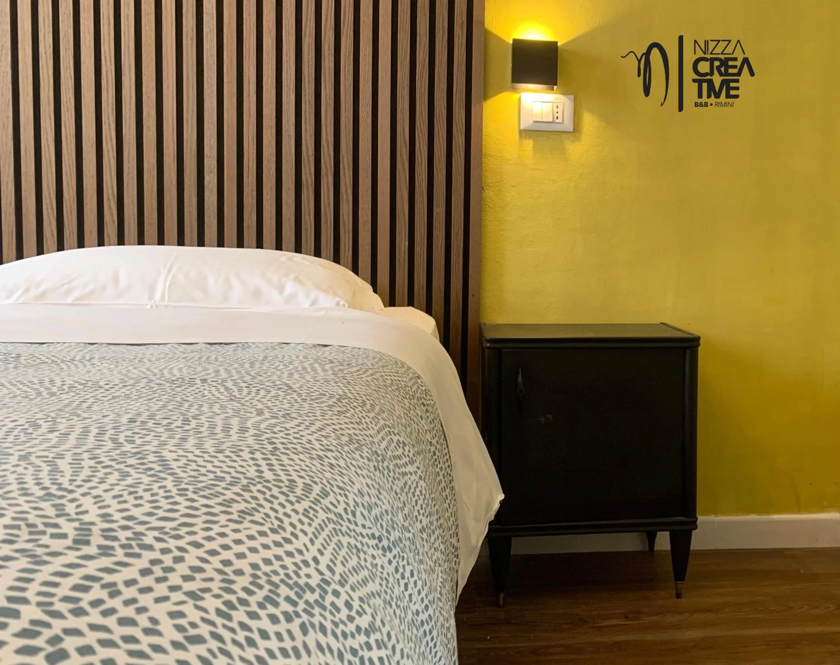 Bed in Hotel Nizza Creative Hotel