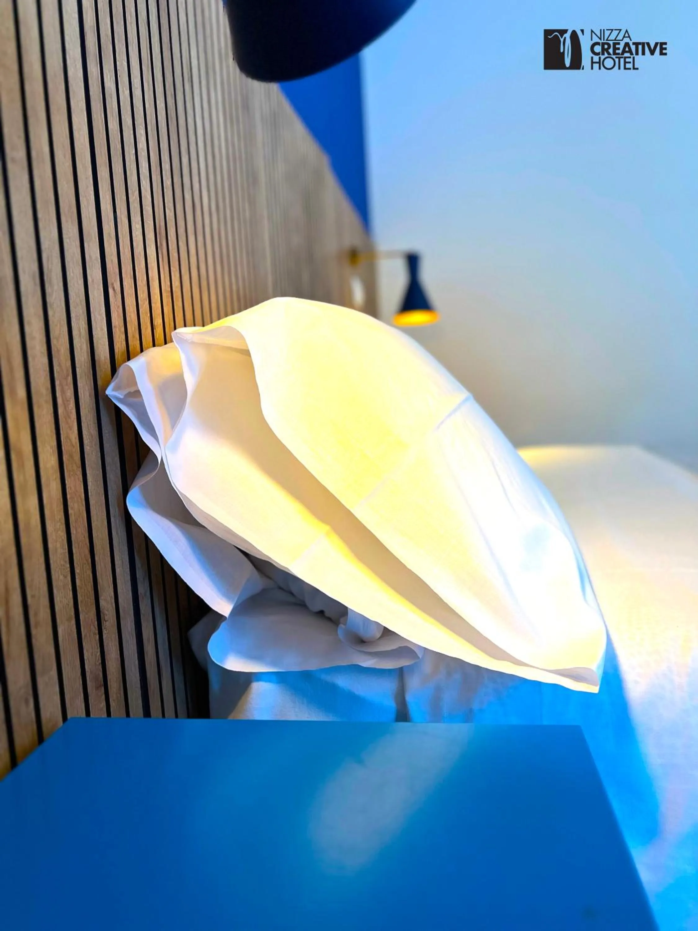 Bed in Hotel Nizza Creative Hotel