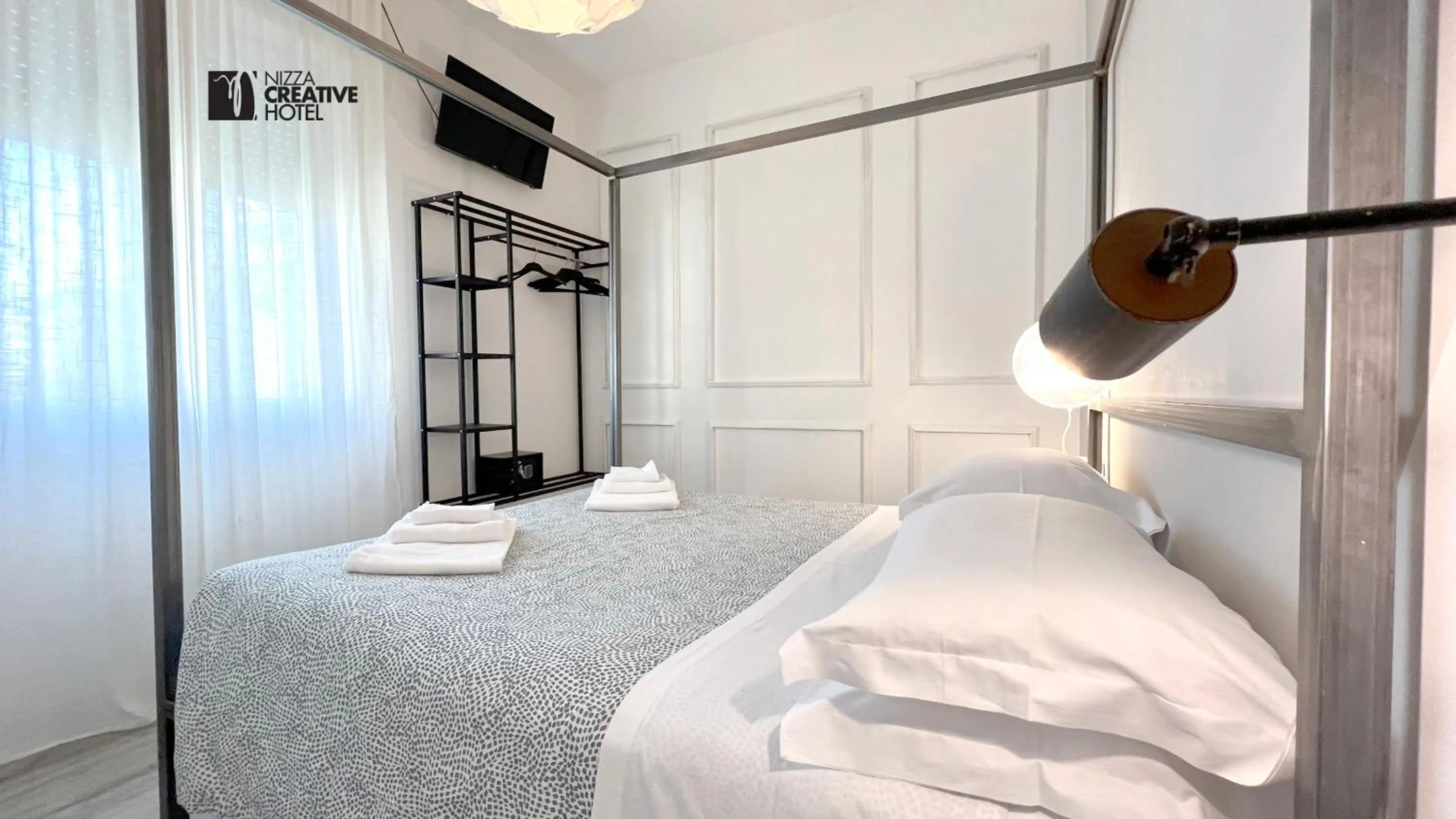 Bedroom, Bed in Hotel Nizza Creative Hotel