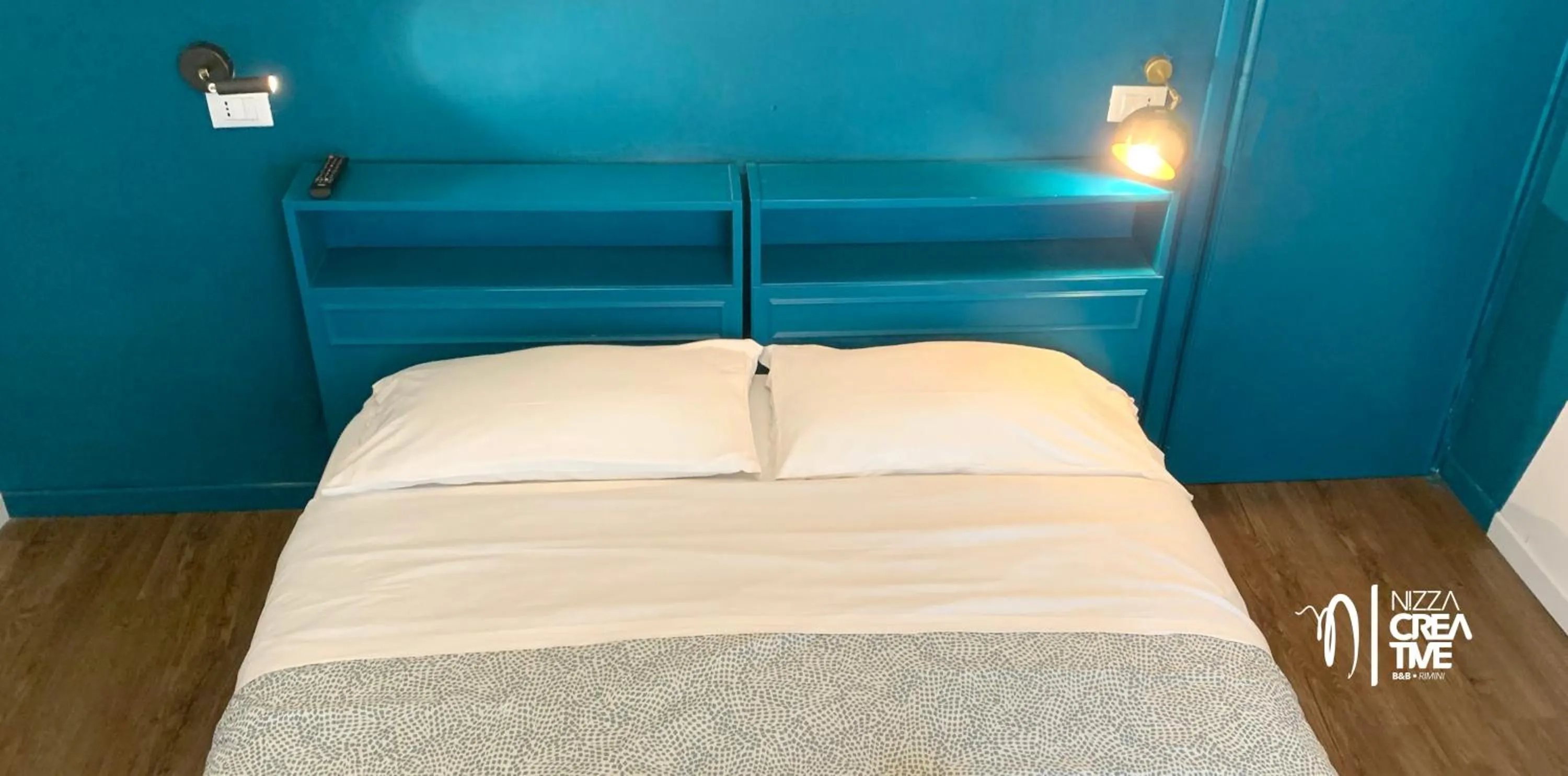 Bed in Hotel Nizza Creative Hotel