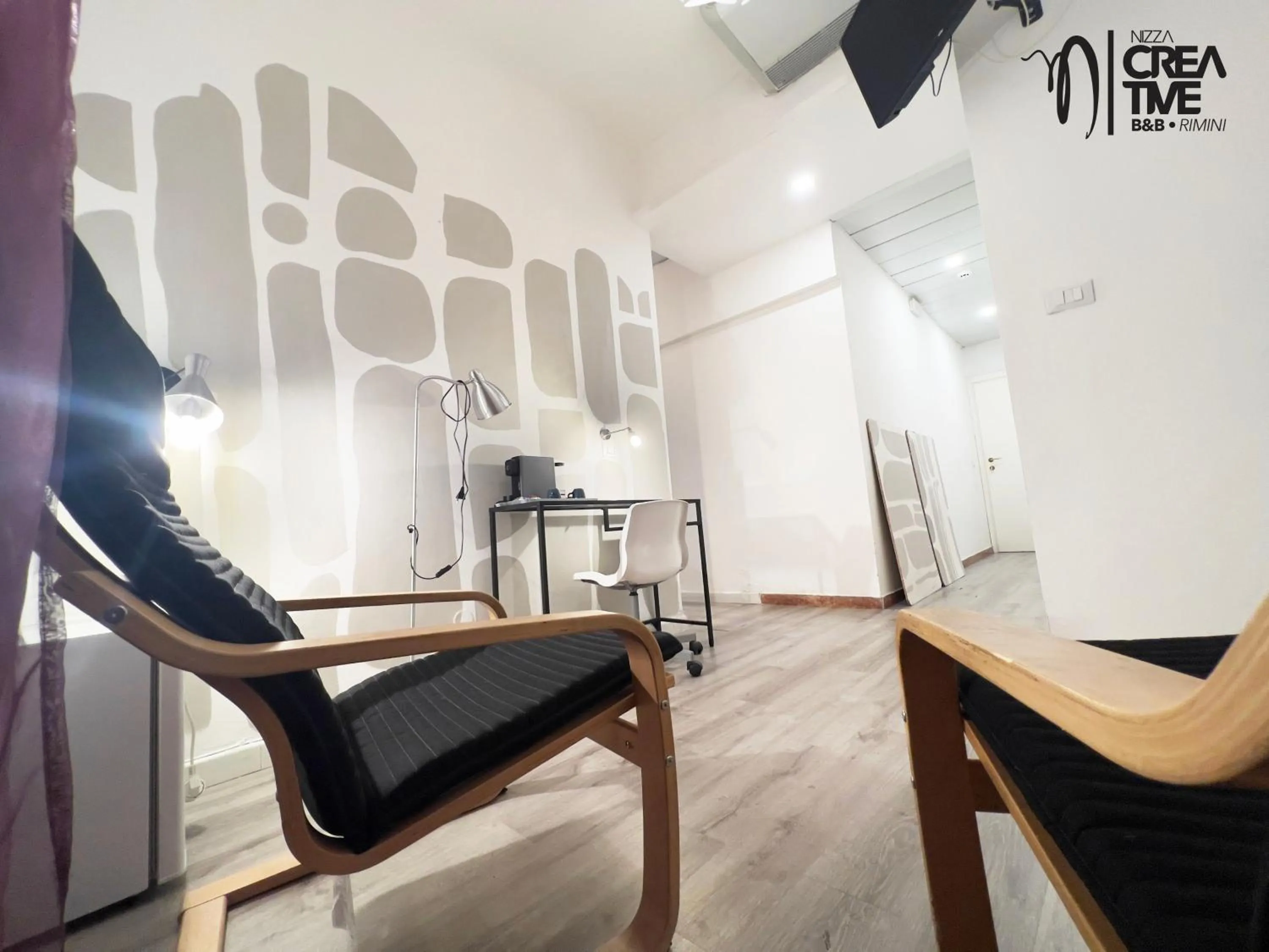 Seating area in Hotel Nizza Creative Hotel