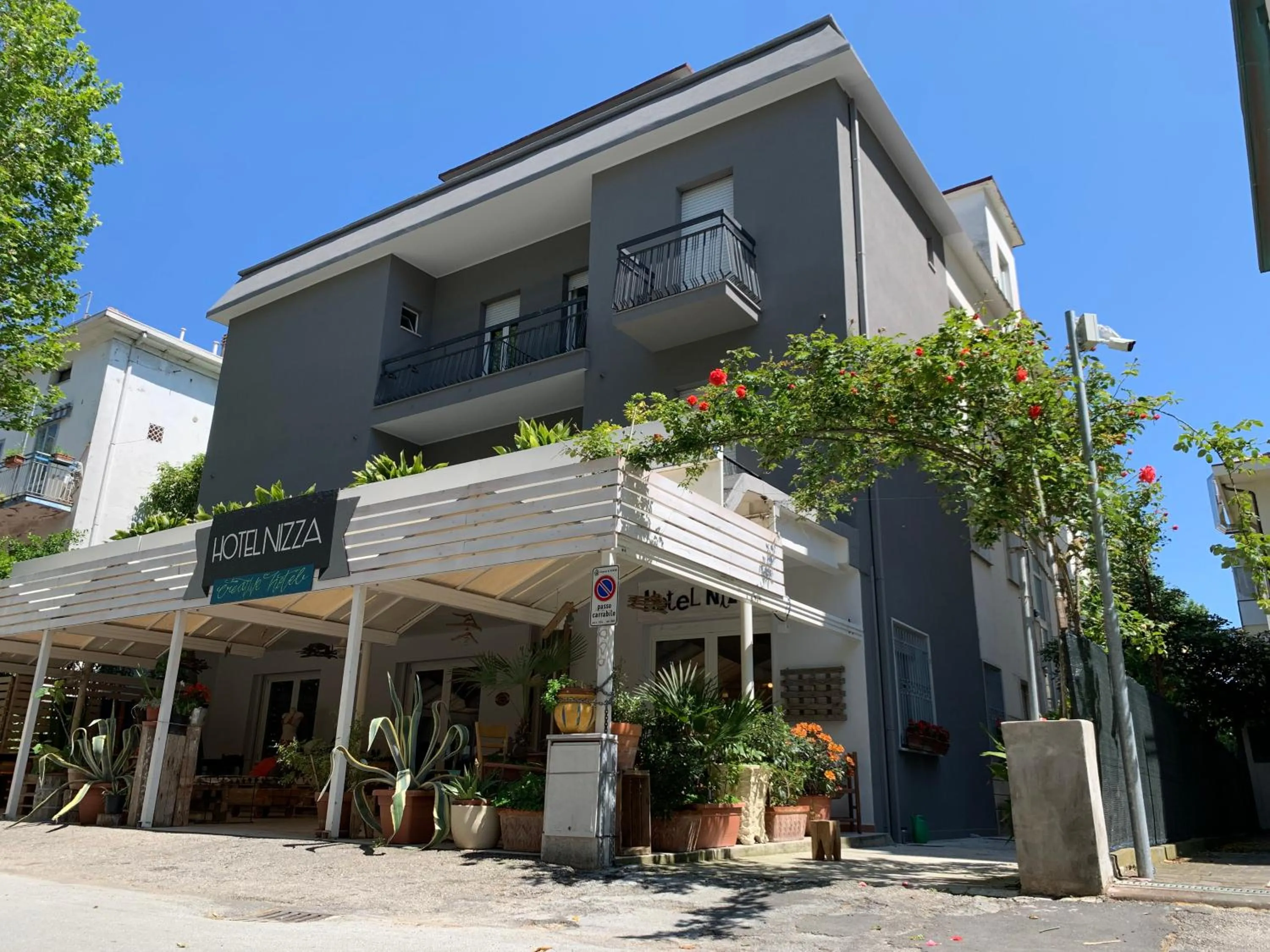 Property building in Hotel Nizza Creative Hotel