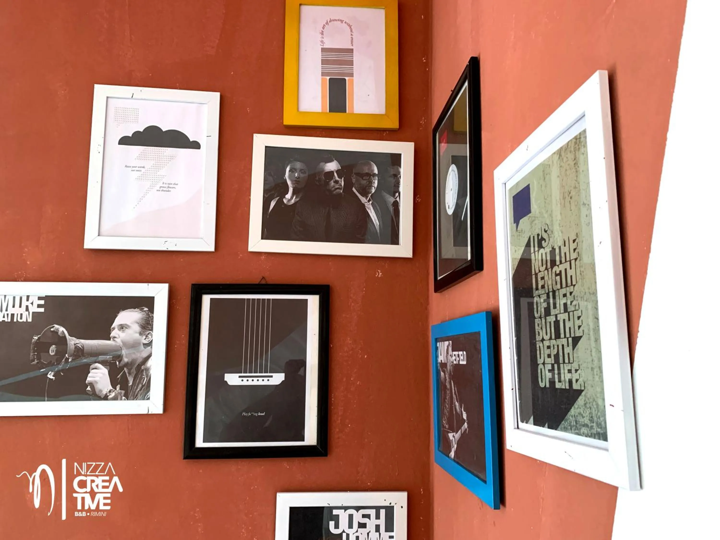 Decorative detail in Hotel Nizza Creative Hotel