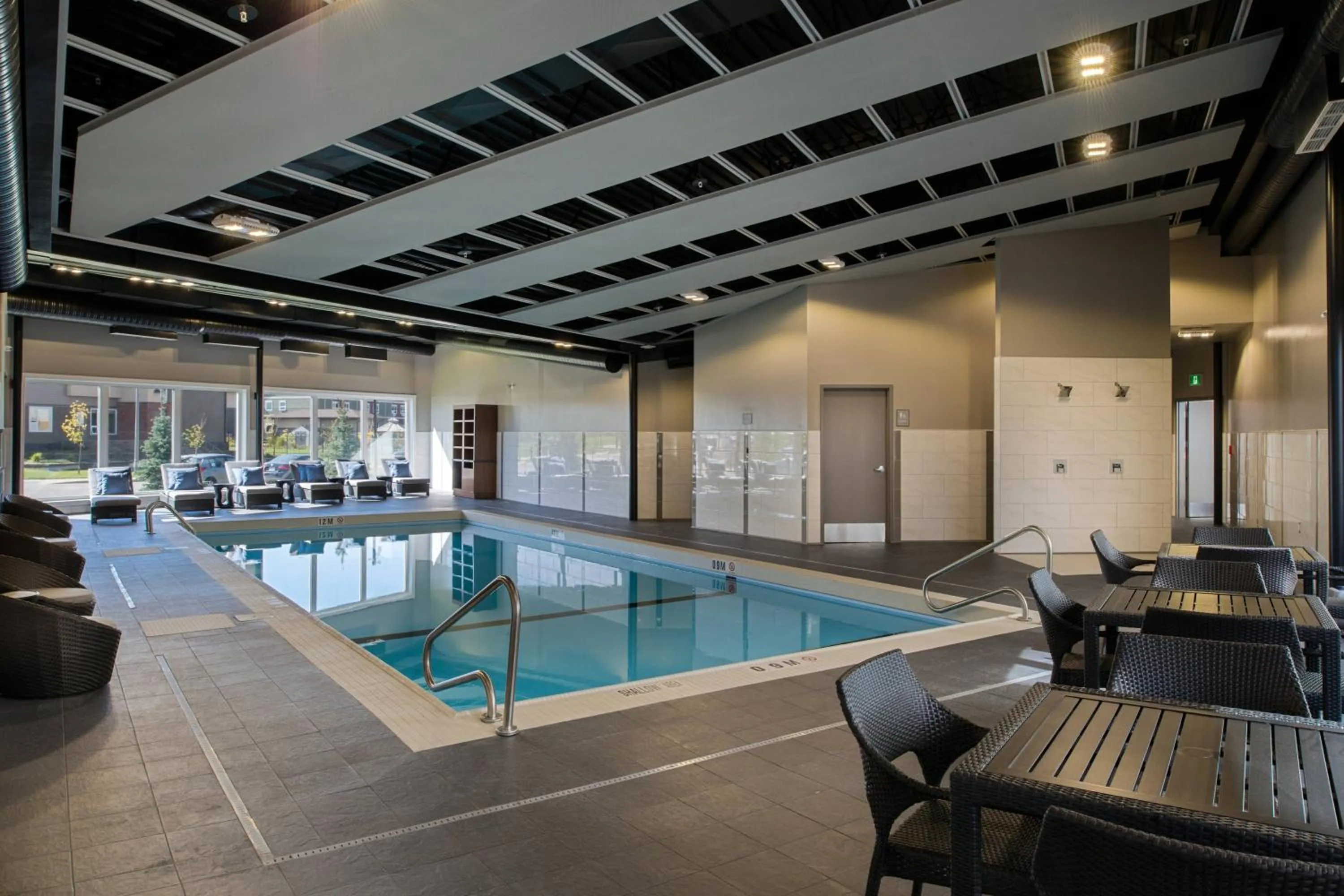 Swimming pool in TownePlace Suites by Marriott Saskatoon