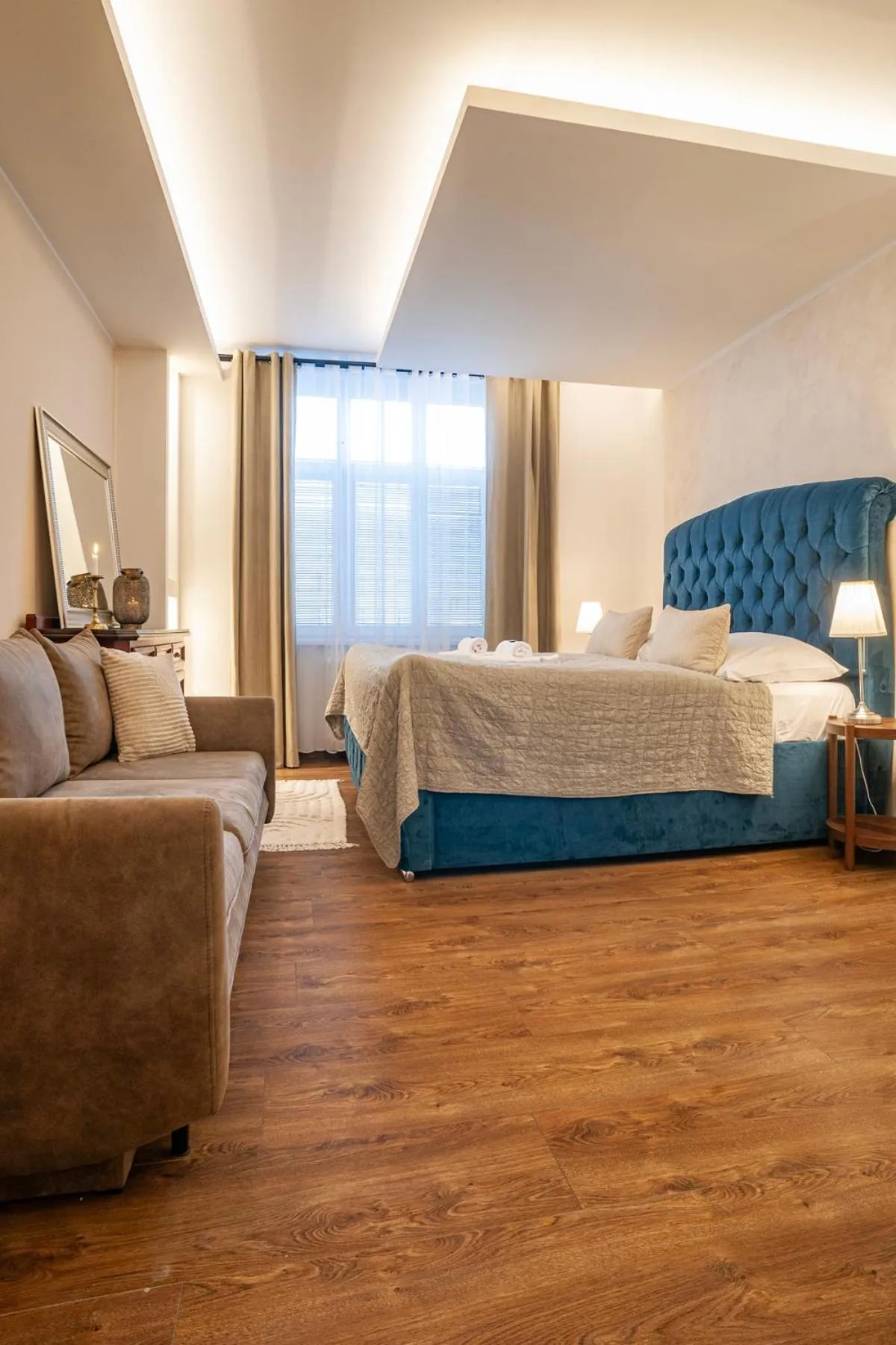 Bed in STING Boutique Apartments