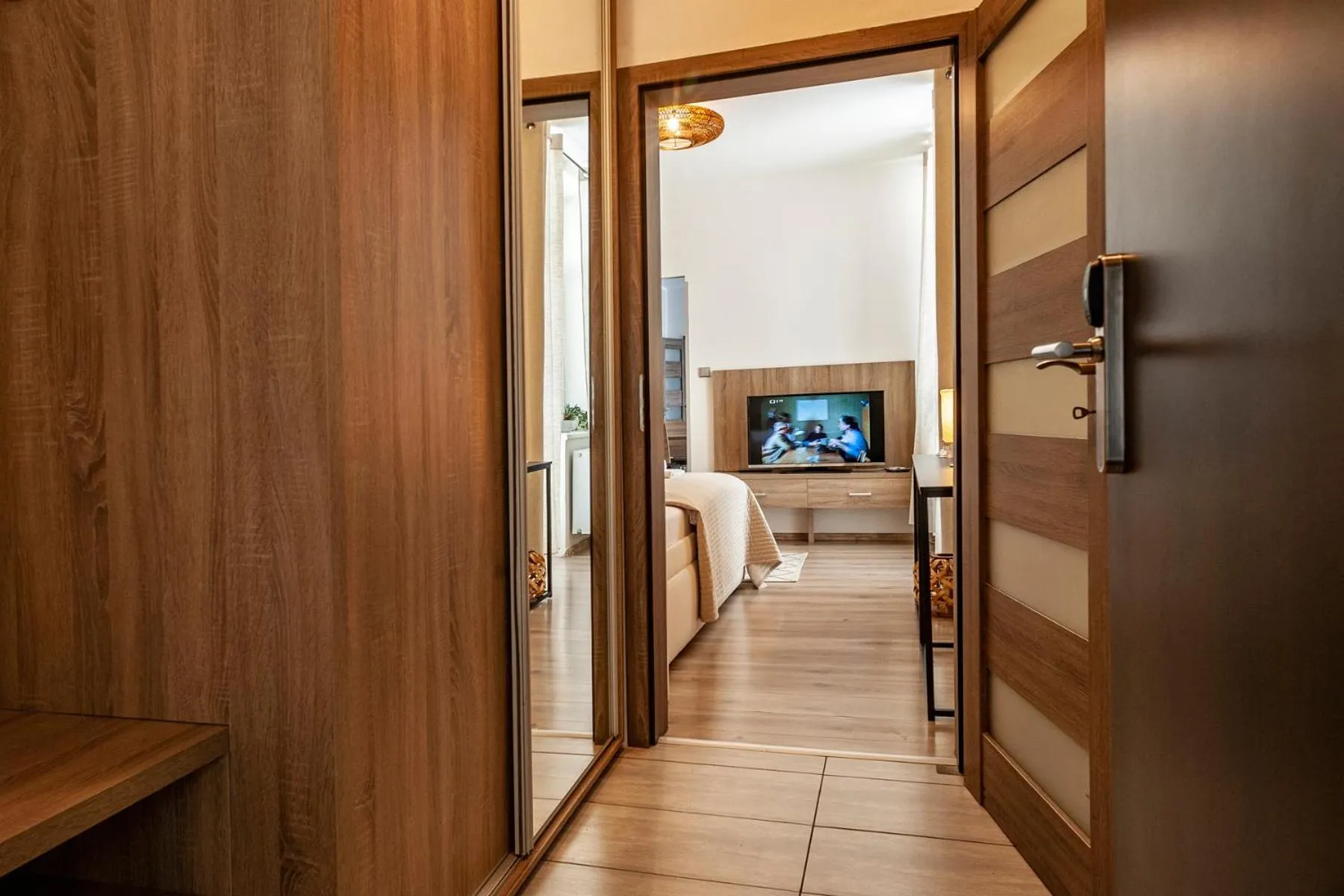 Bed in STING Boutique Apartments