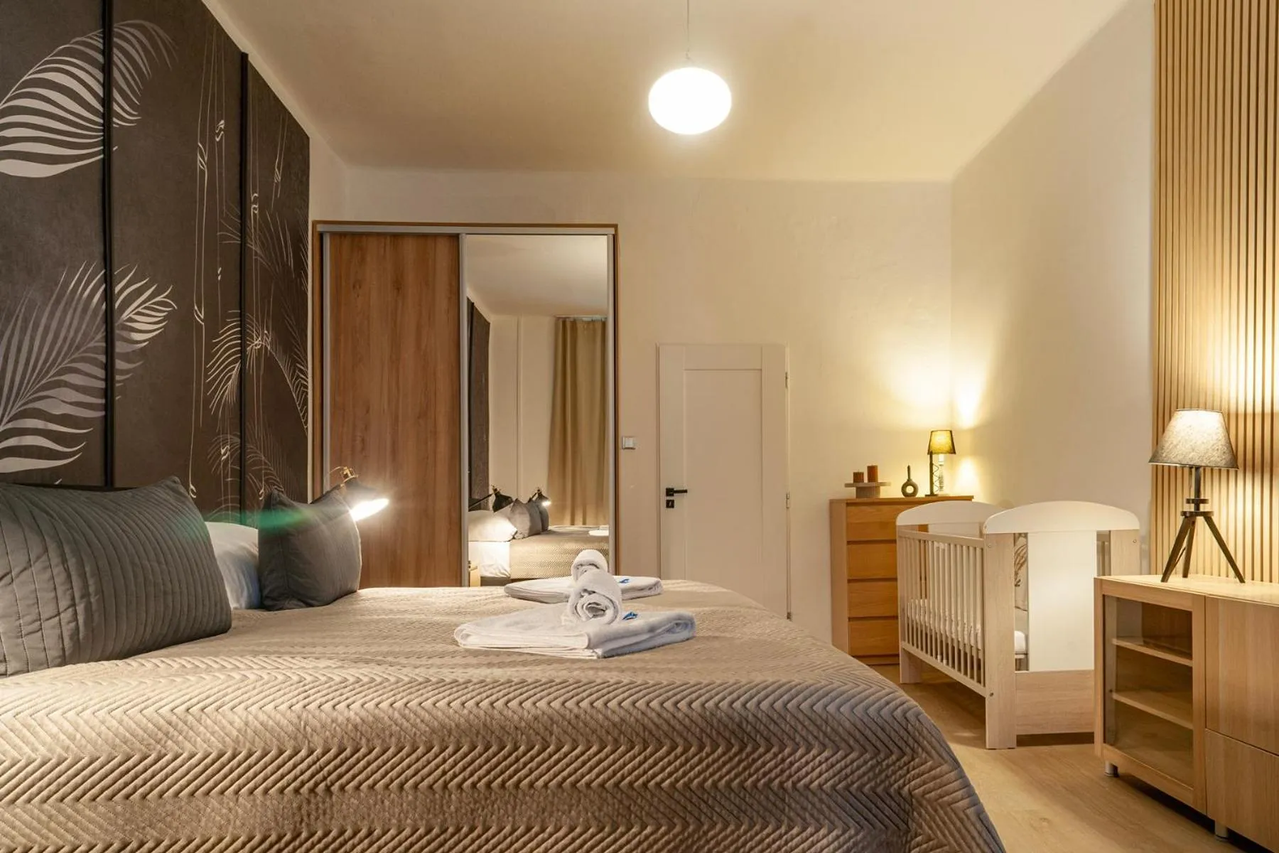 Bed in STING Boutique Apartments