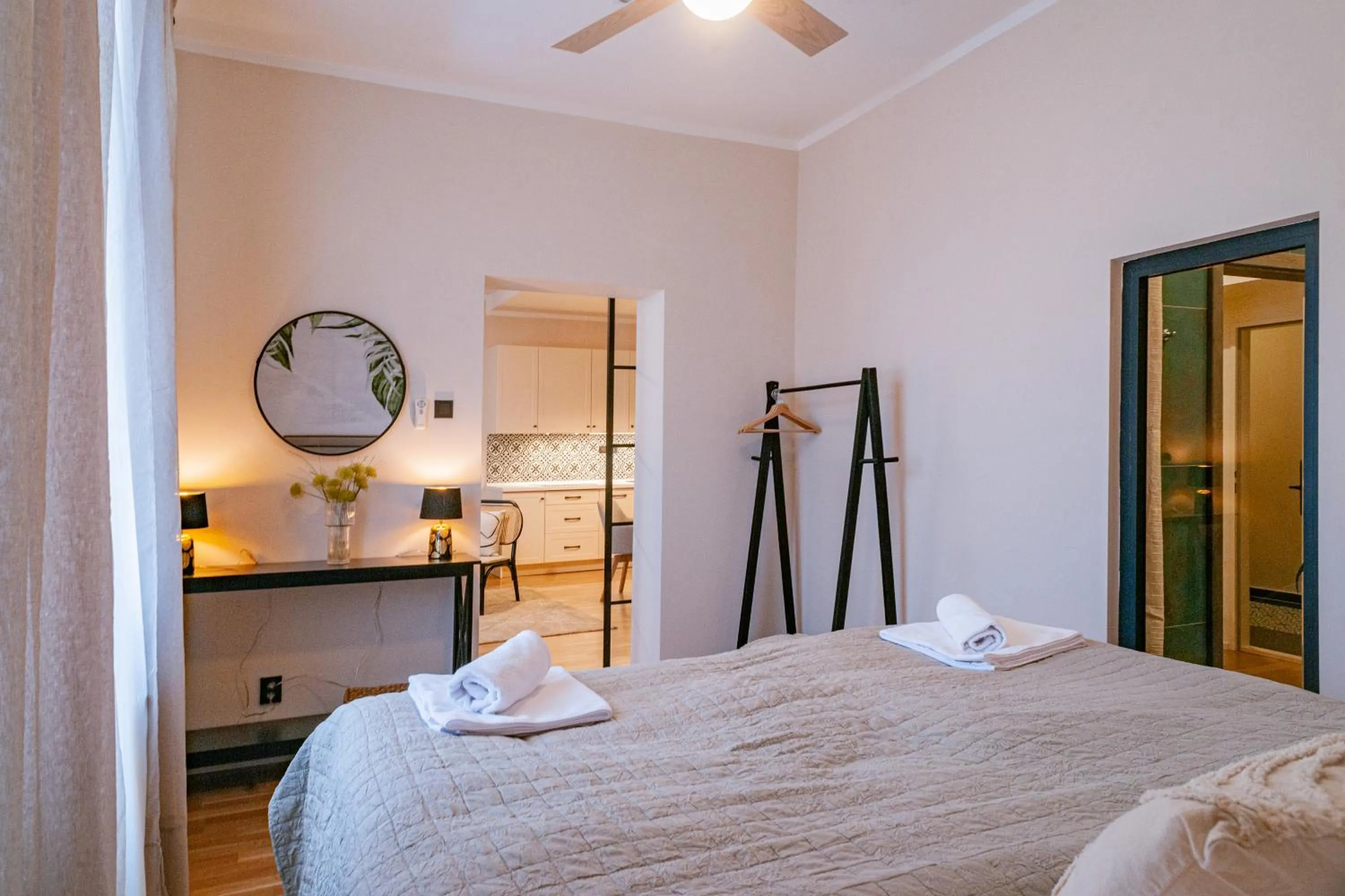 Bed in STING Boutique Apartments