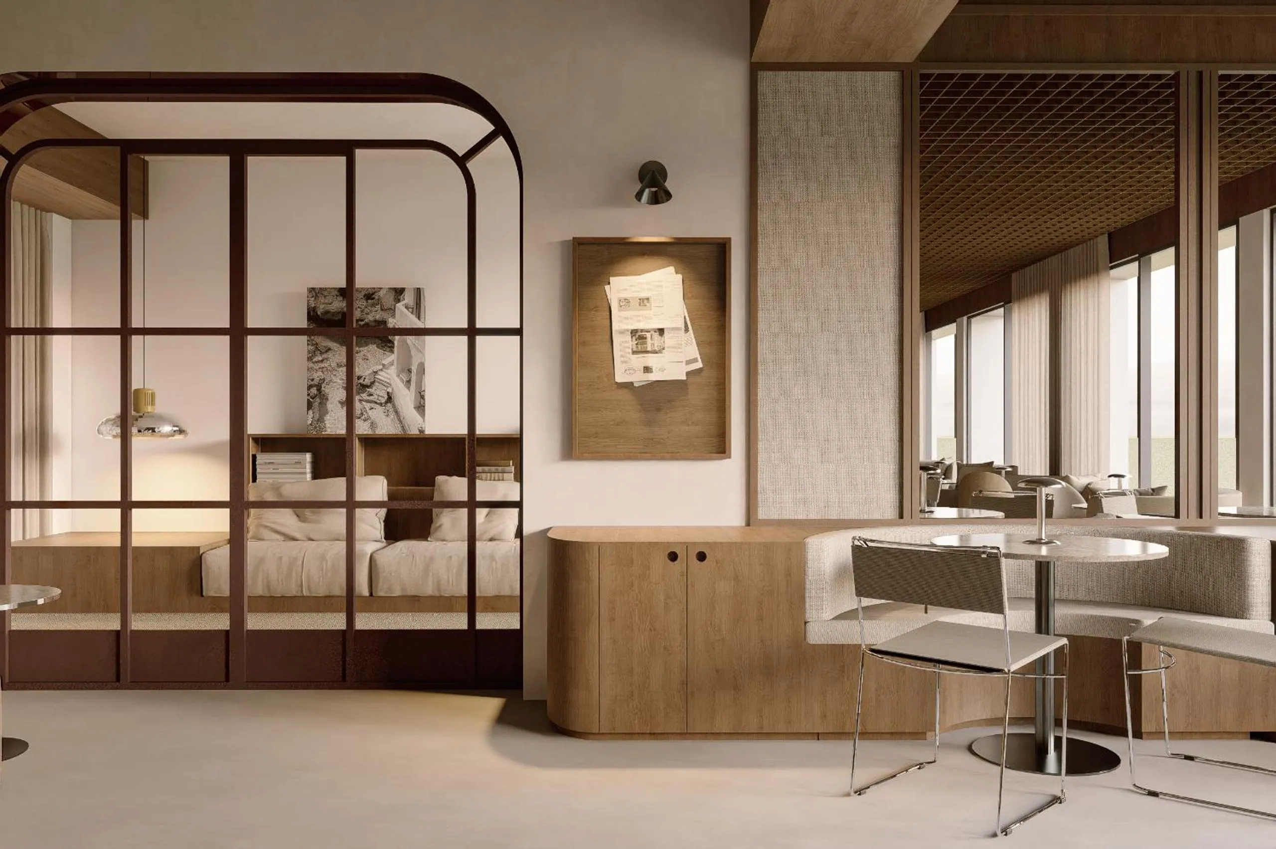 Living room in Hotel Medium Montecarlo