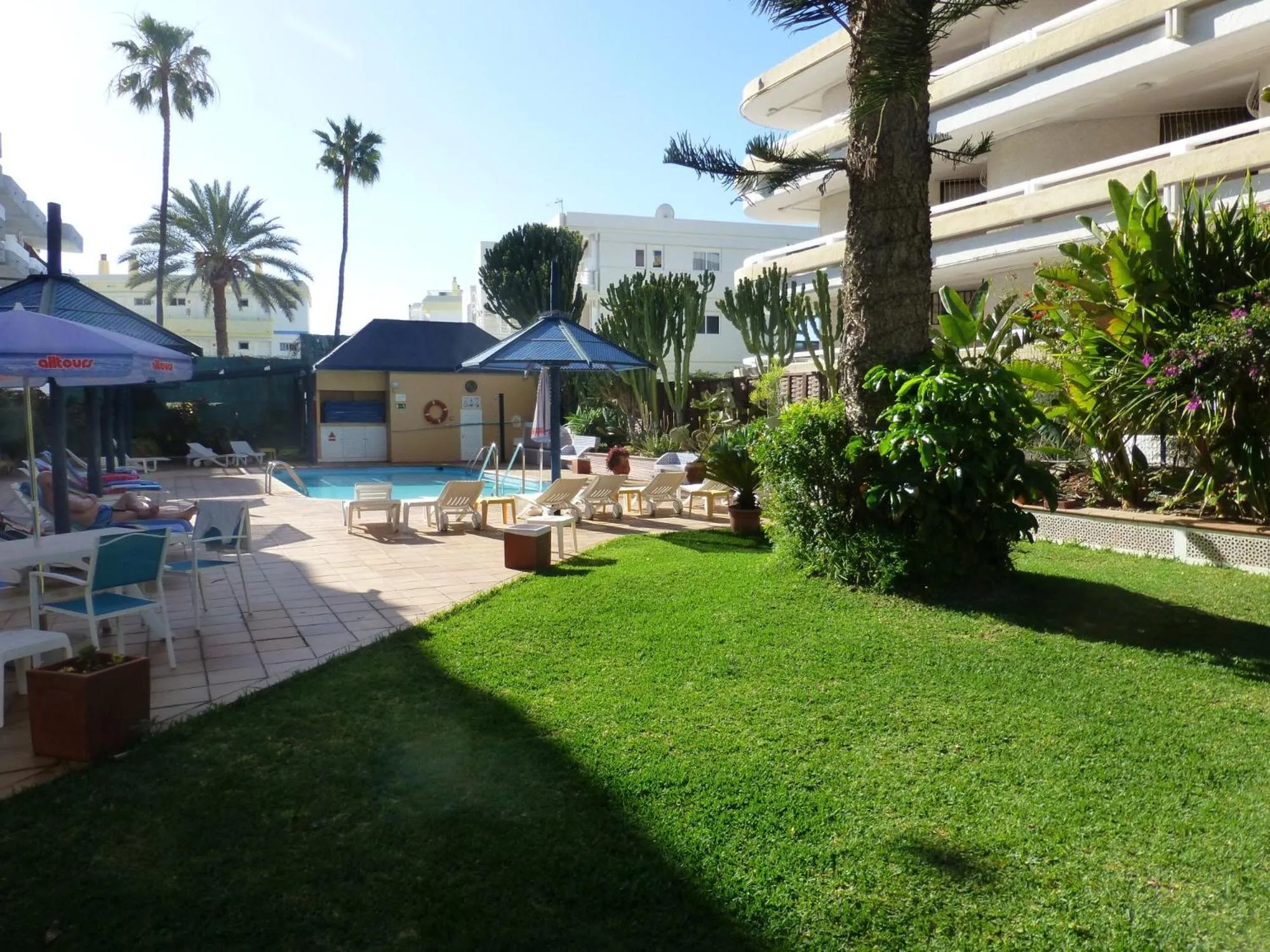 Garden in Apartamentos Belmonte