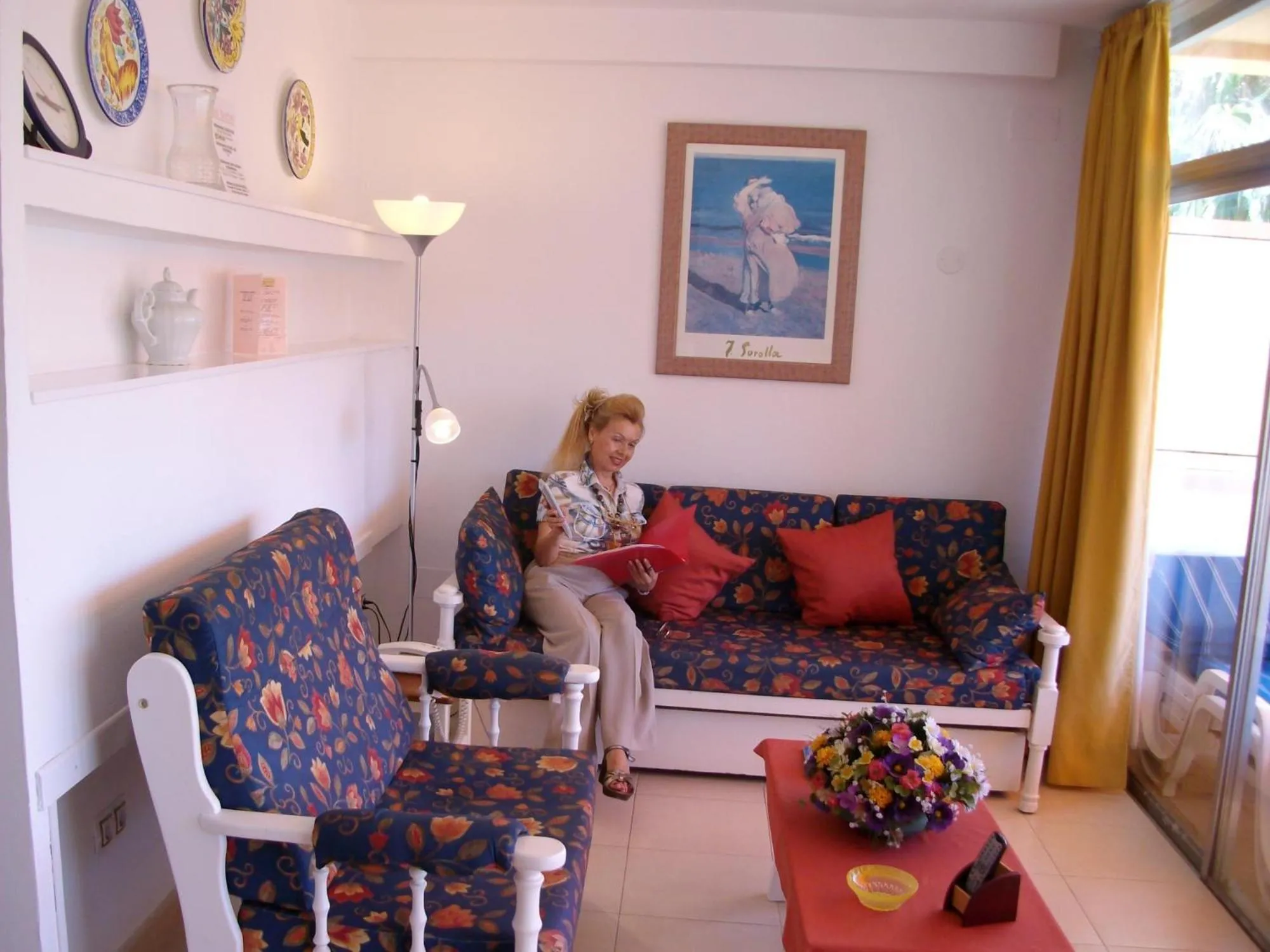 Seating area in Apartamentos Belmonte