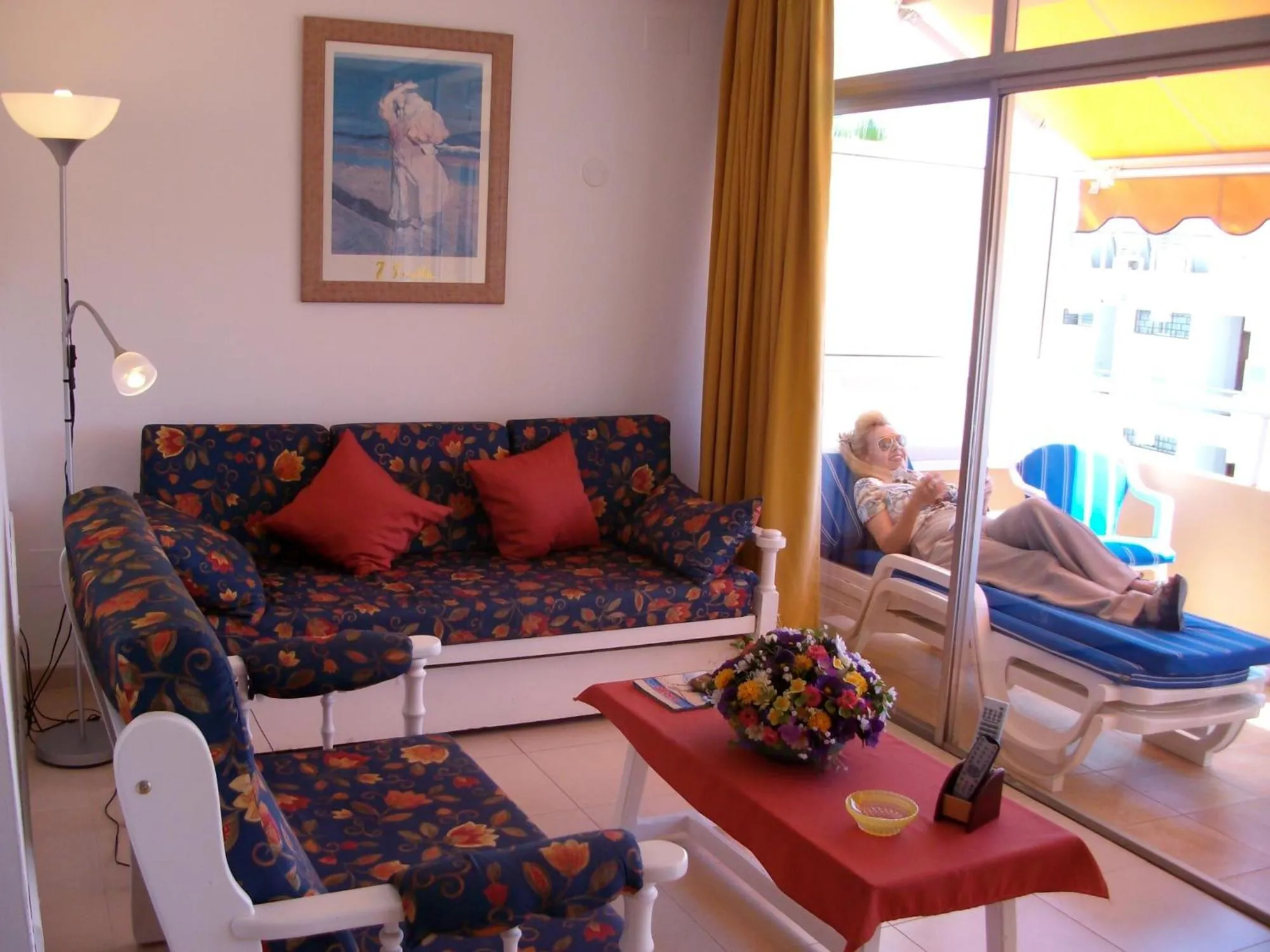 Seating area in Apartamentos Belmonte
