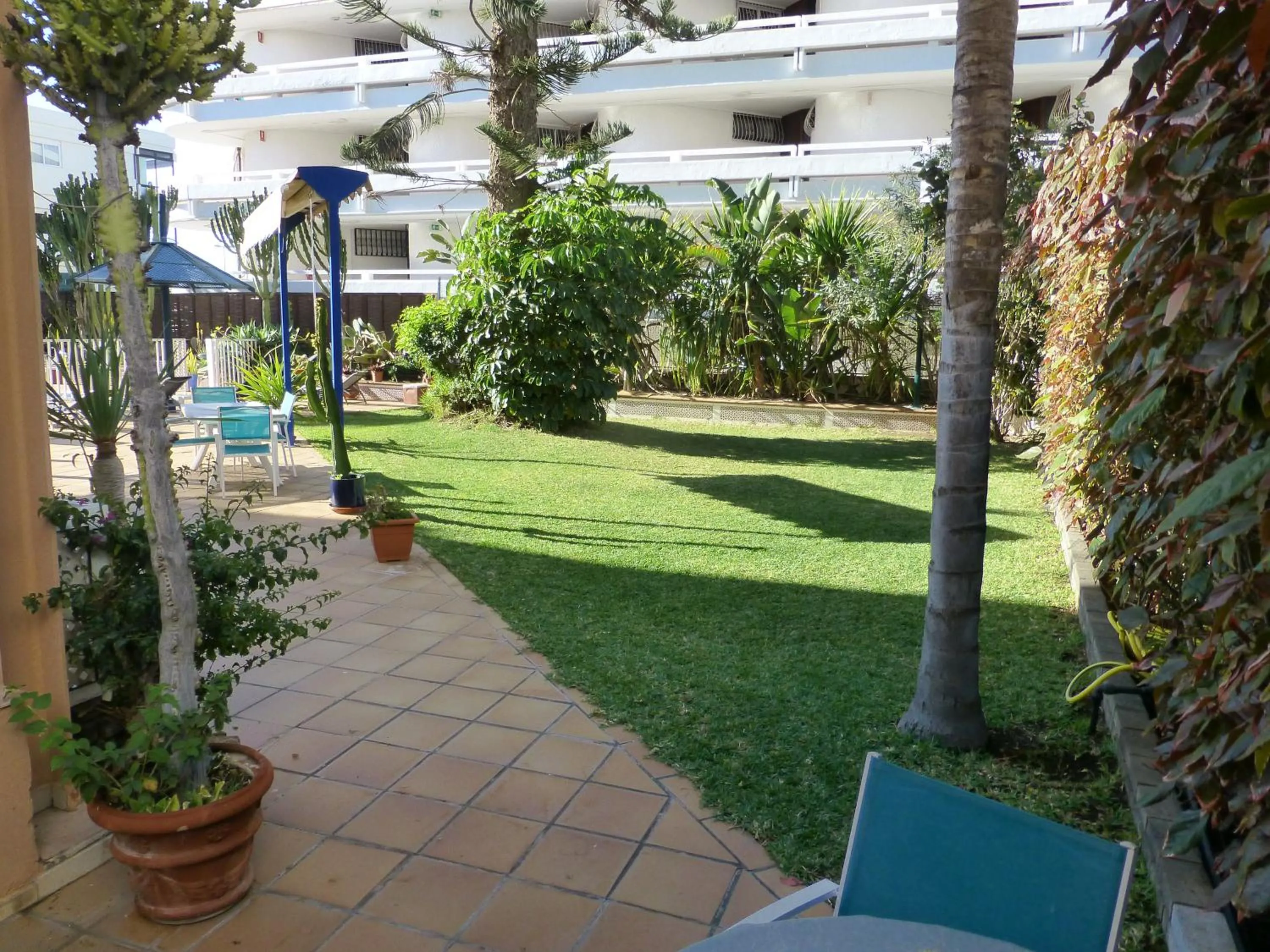Garden in Apartamentos Belmonte