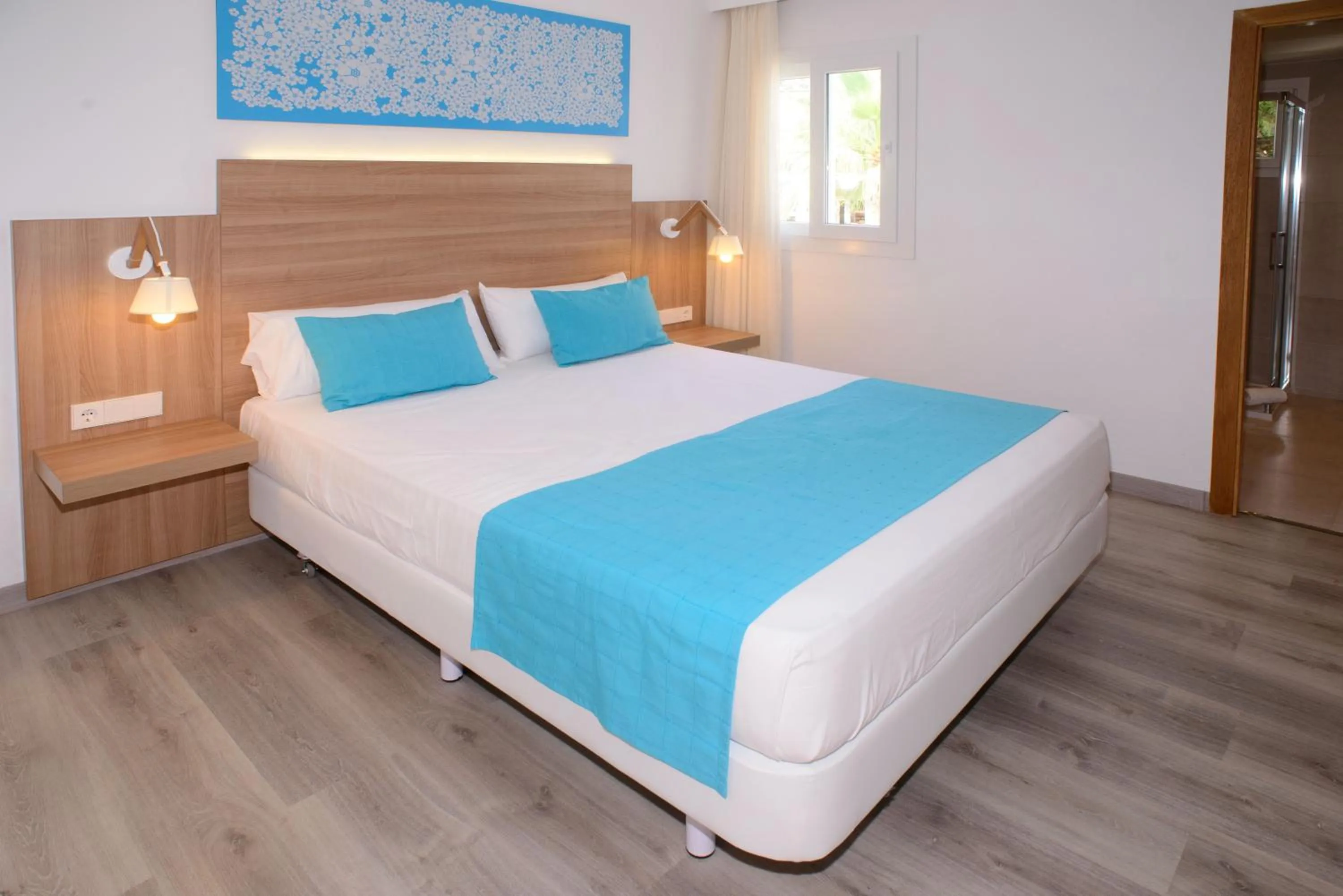Bed in Cala Llenya Resort Ibiza