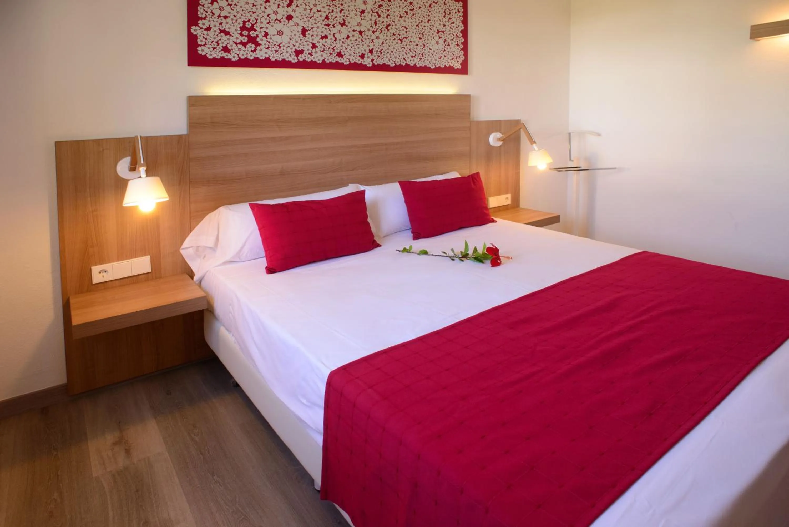 Photo of the whole room, Bed in Cala Llenya Resort Ibiza