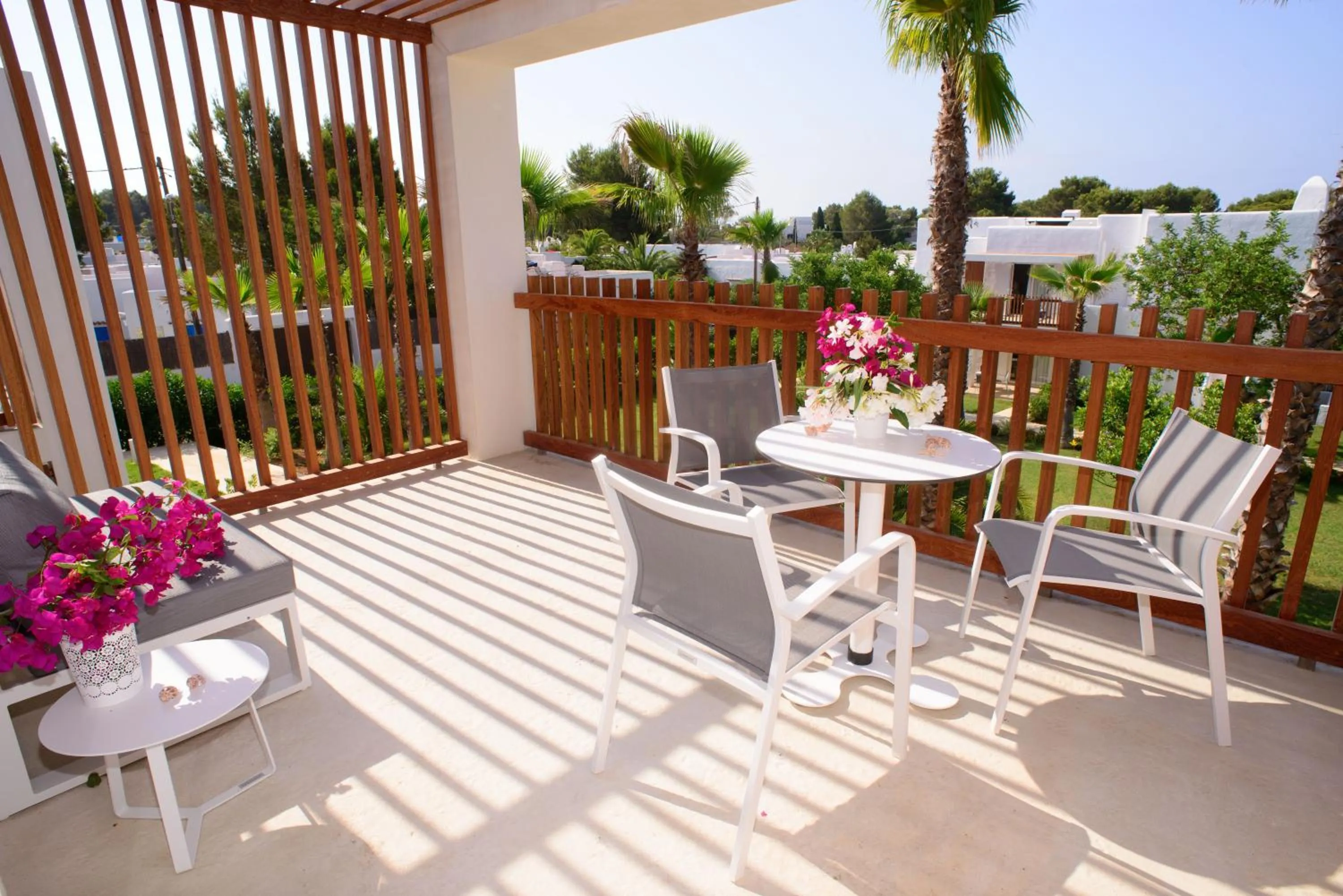 Balcony/Terrace in Cala Llenya Resort Ibiza