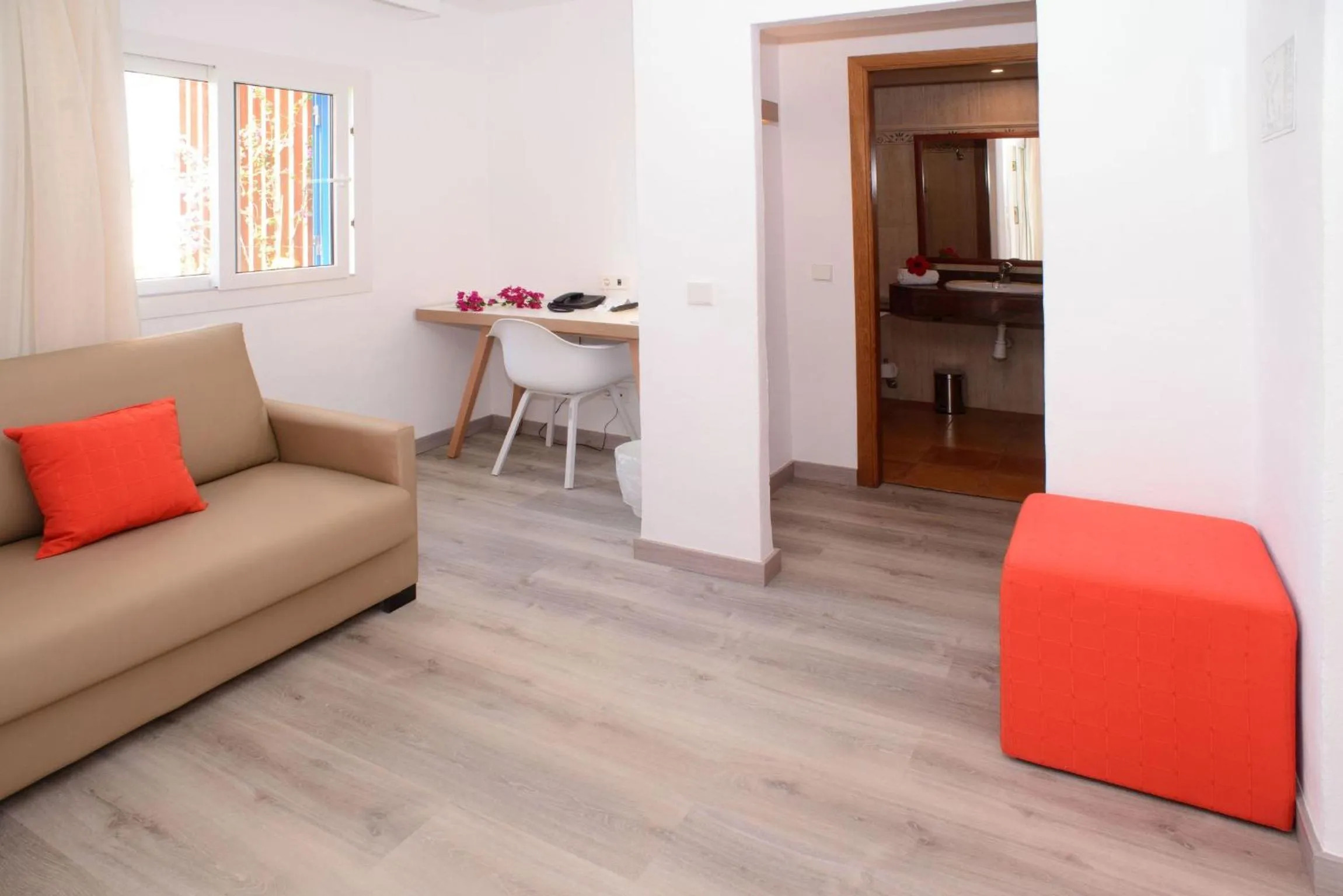 Seating area in Cala Llenya Resort Ibiza