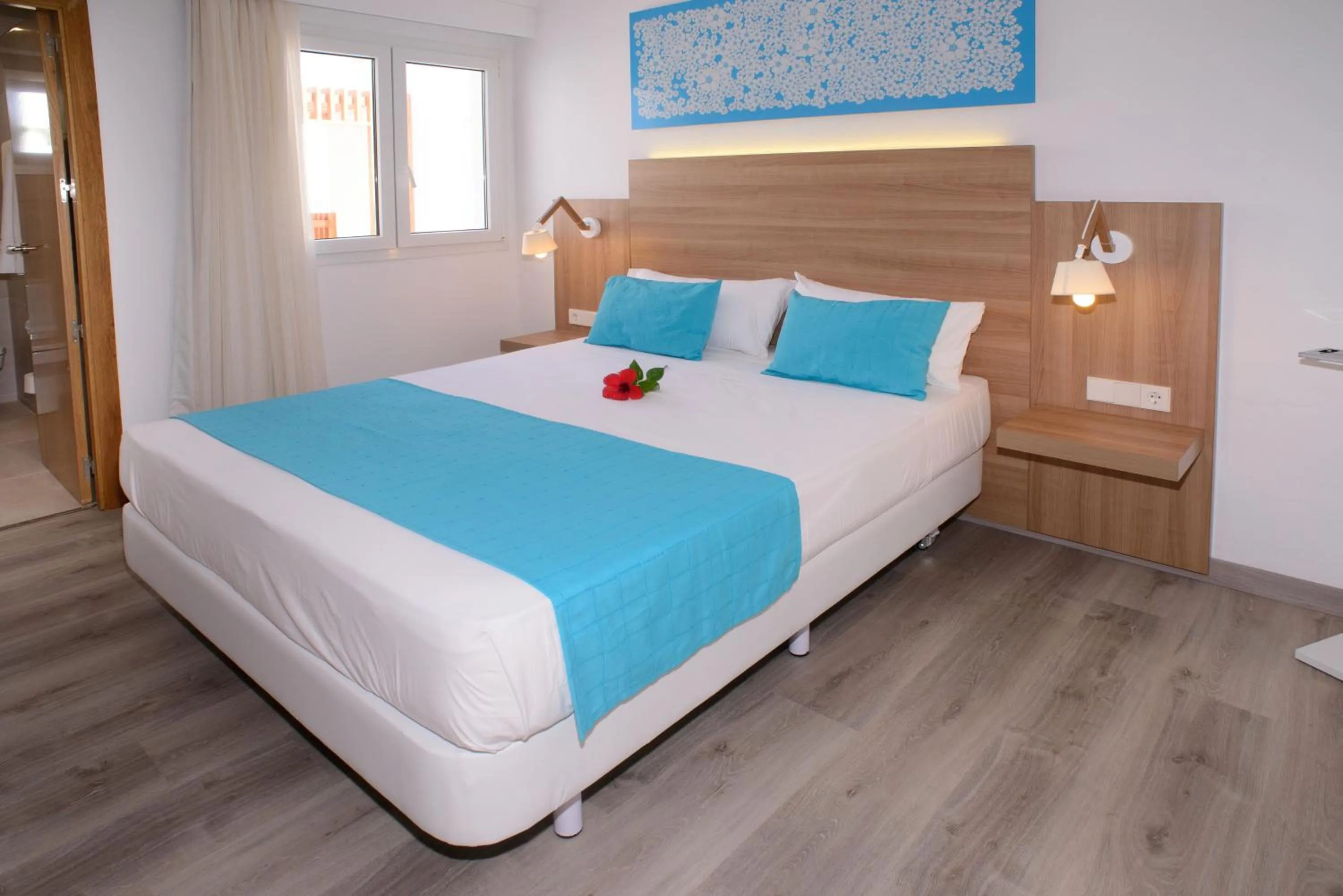 Photo of the whole room, Bed in Cala Llenya Resort Ibiza