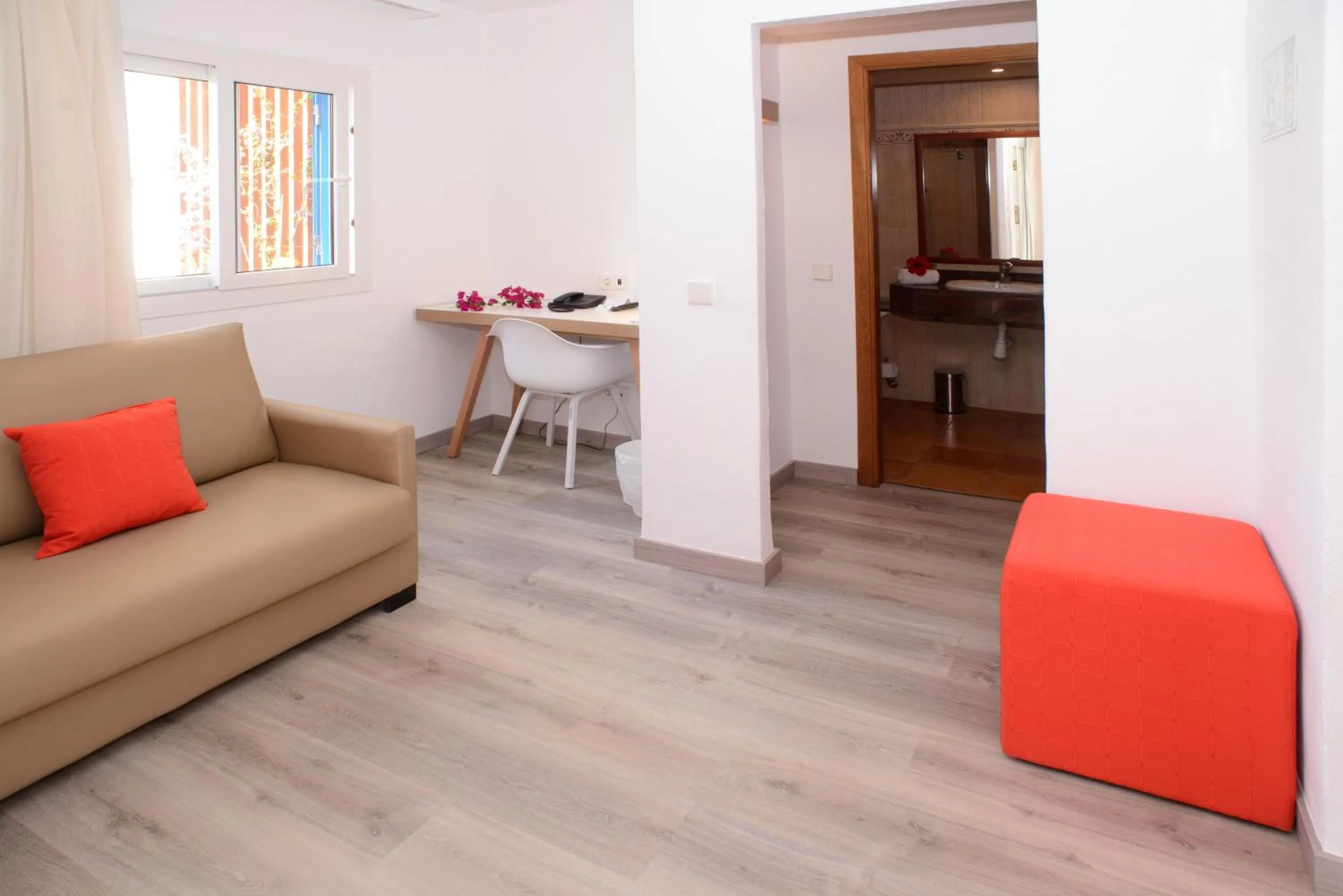 Seating area in Cala Llenya Resort Ibiza