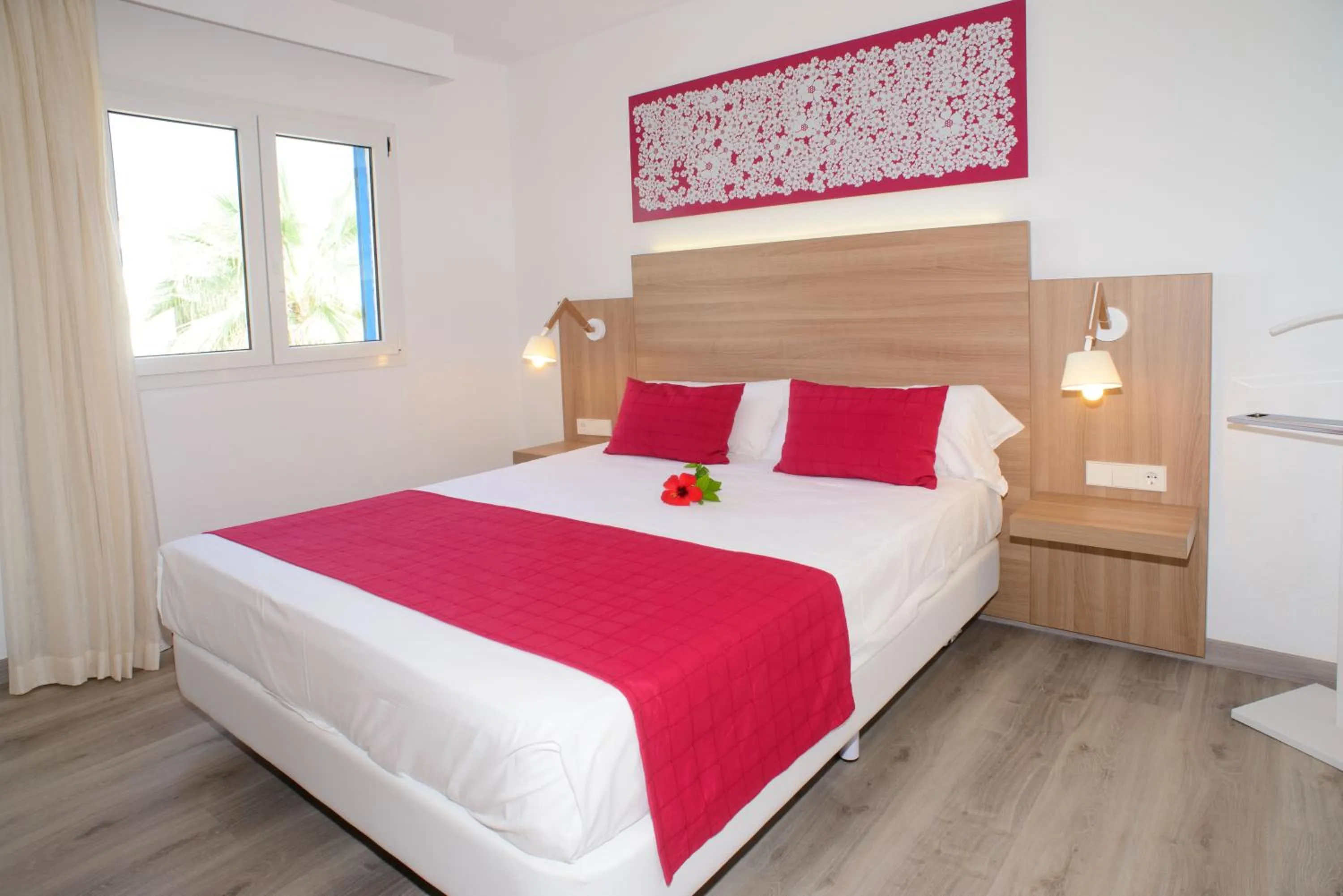 Photo of the whole room, Bed in Cala Llenya Resort Ibiza