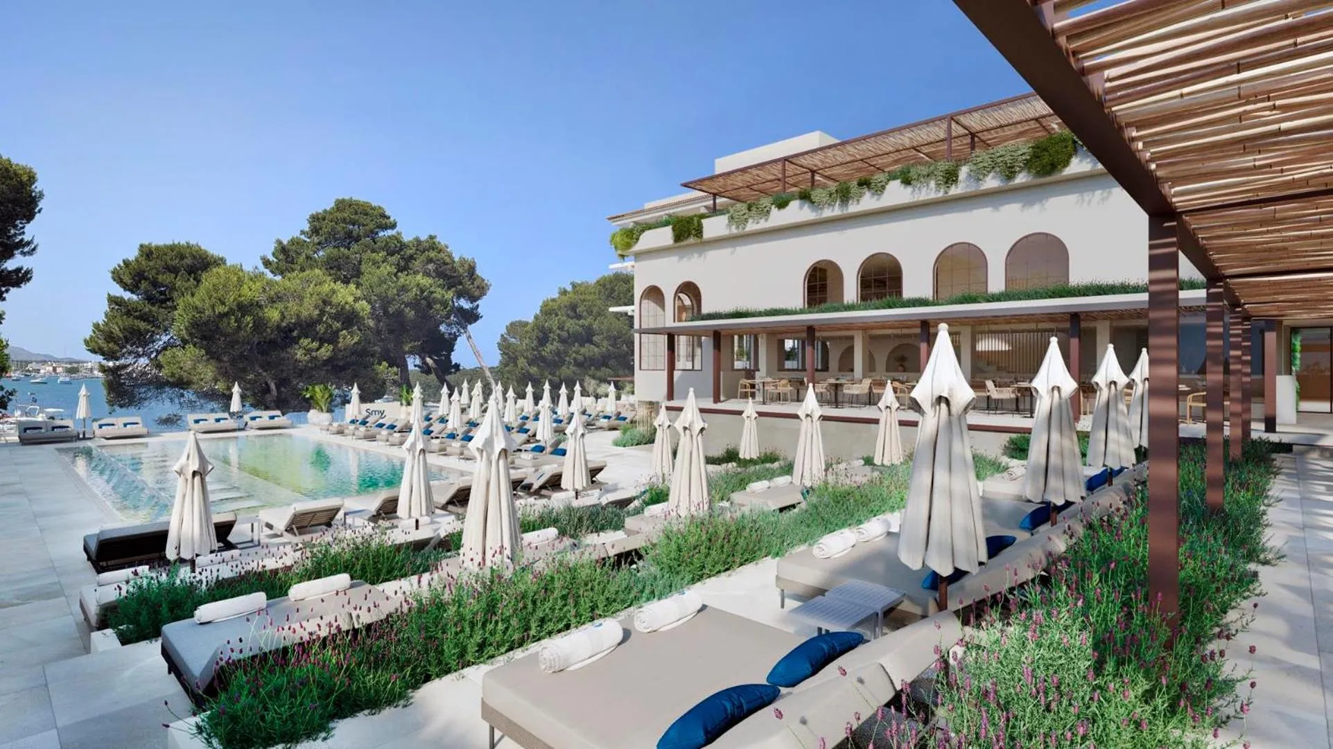 Swimming pool in Smy Portocolom