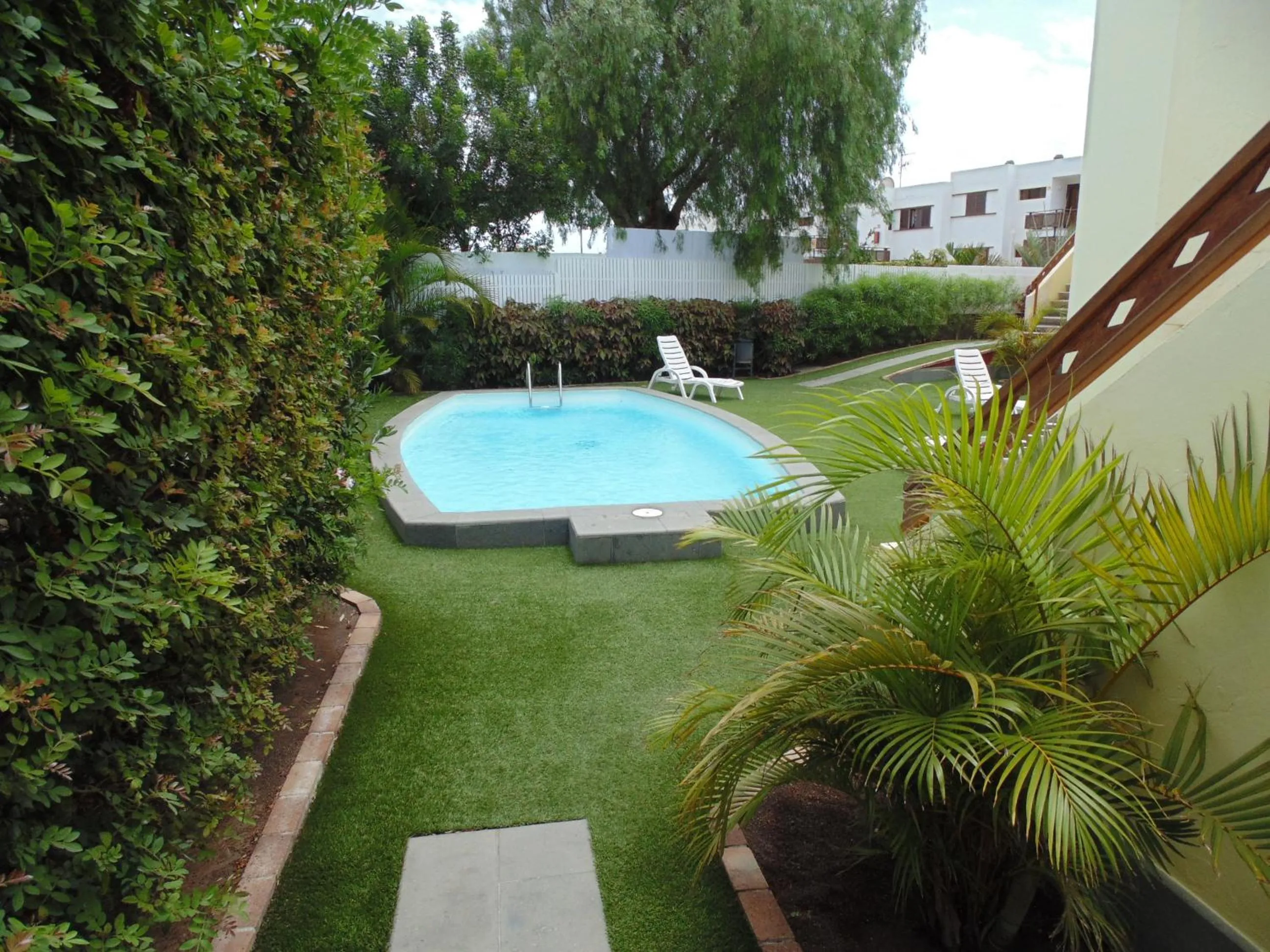 Pool view in New Miami Playa Apartamentos