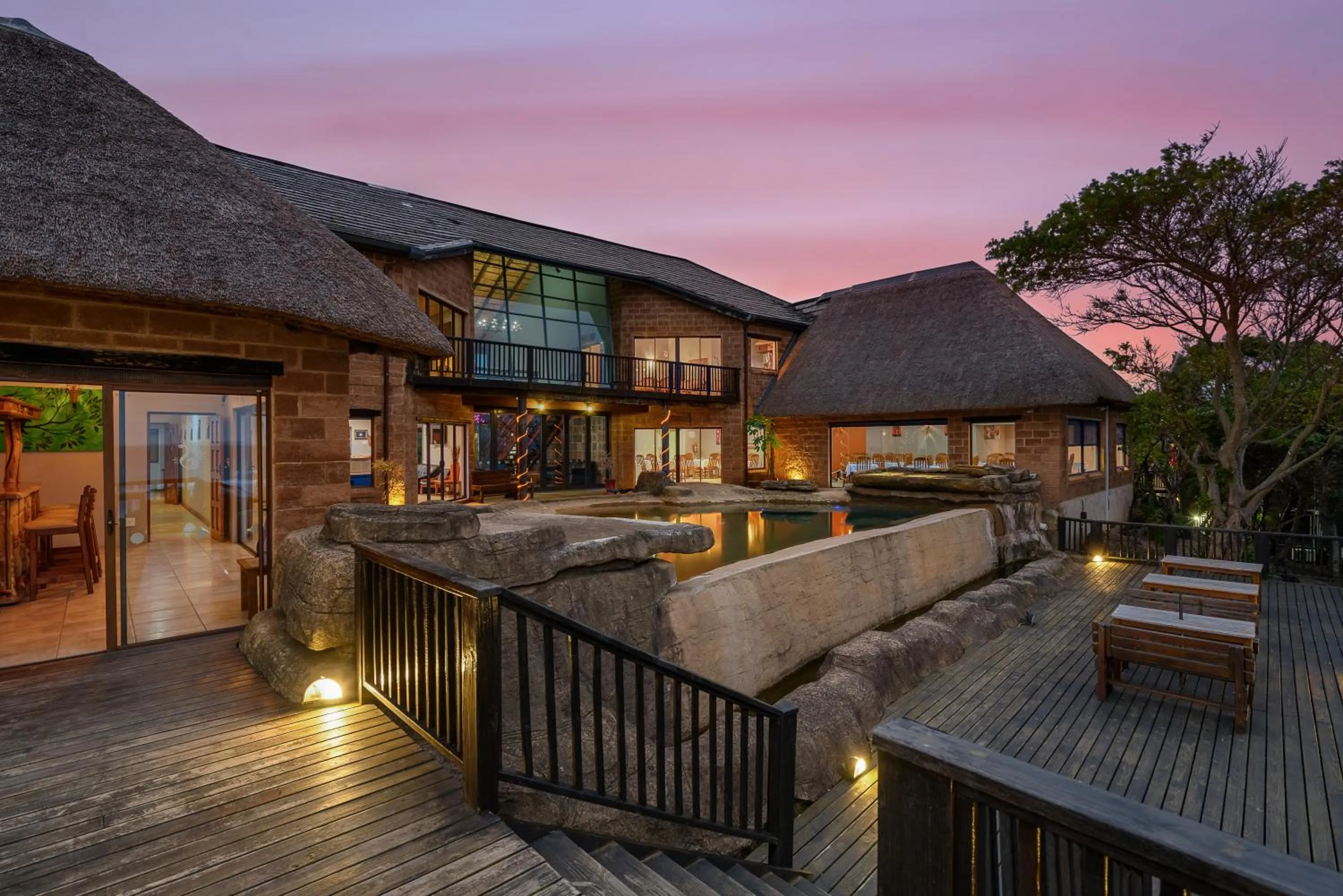 Seating area in Sugar Beach Resort