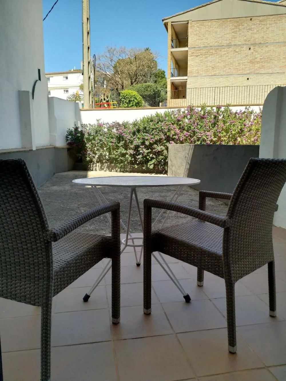 Patio in Hotel Mediterrani