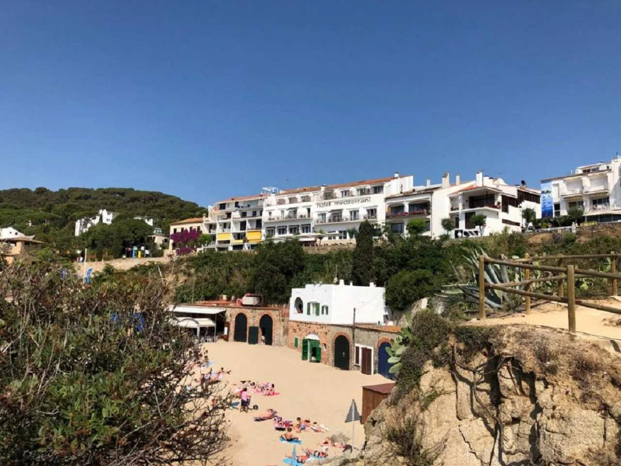 Facade/entrance in Hotel Mediterrani