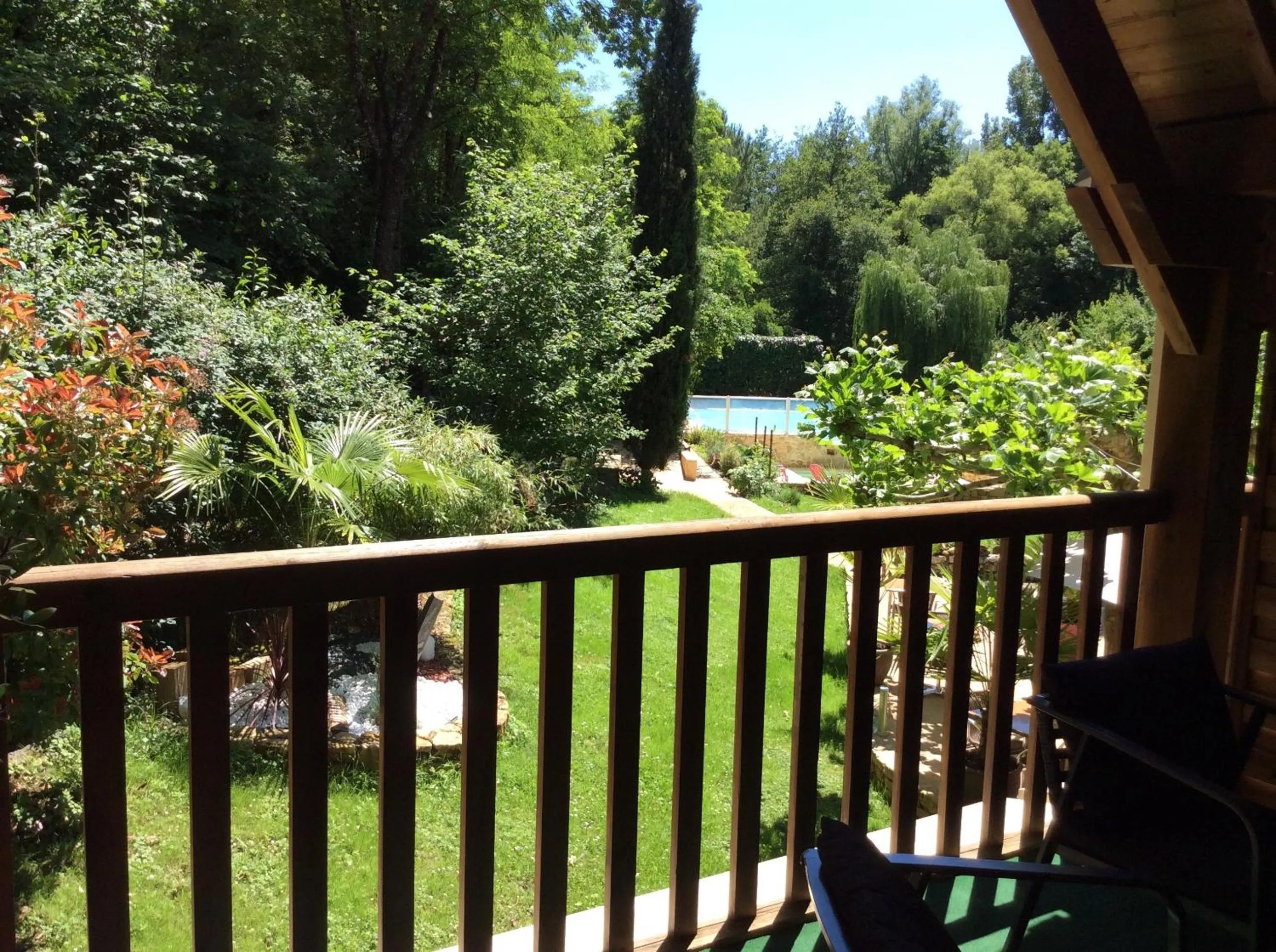 Garden view in Le Moulin du Porteil