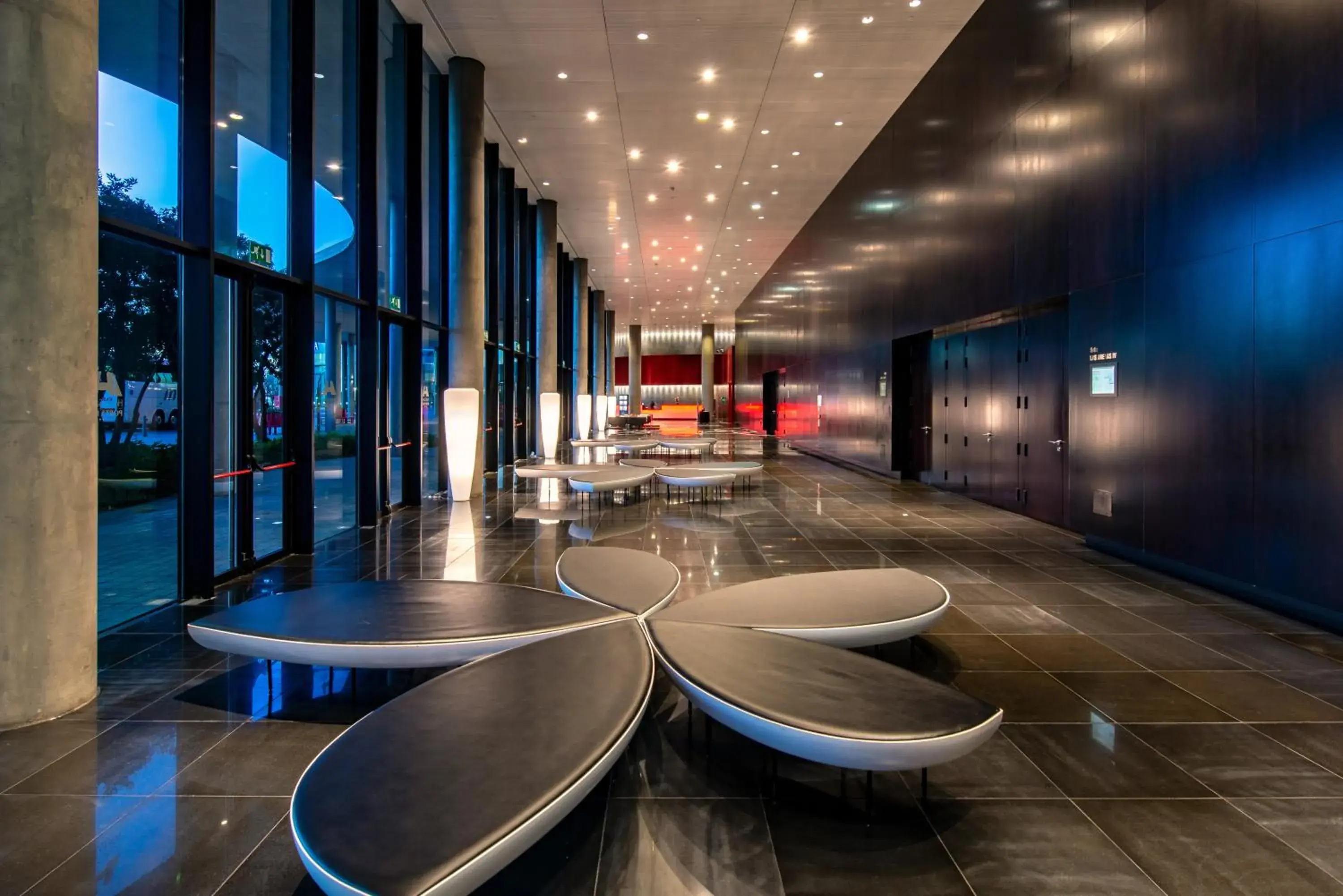 Lobby or reception in Hotel Porta Fira 4* Sup Lobby or reception in Hotel Porta Fira 4* Sup