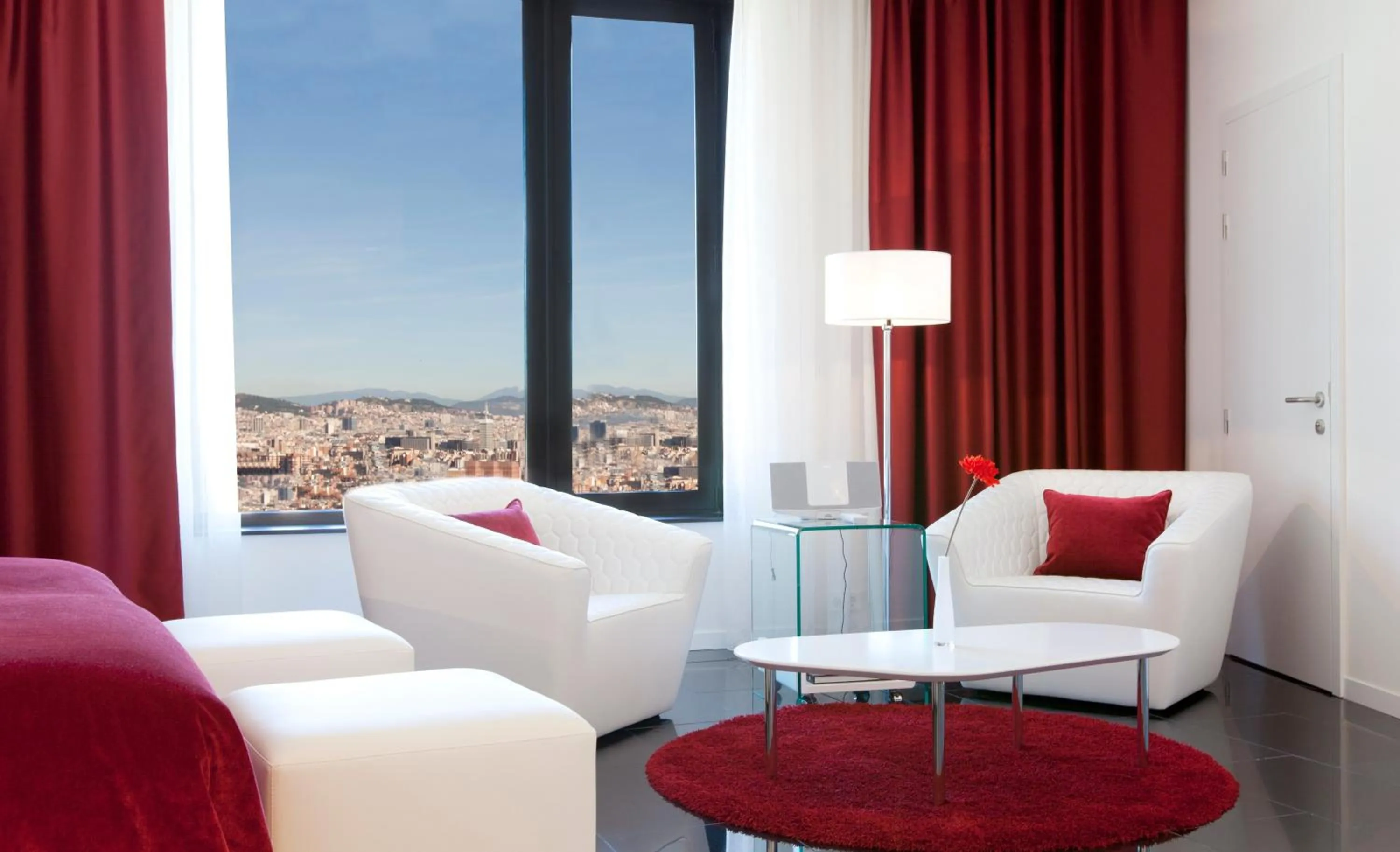 Seating area in Hotel Porta Fira 4* Sup