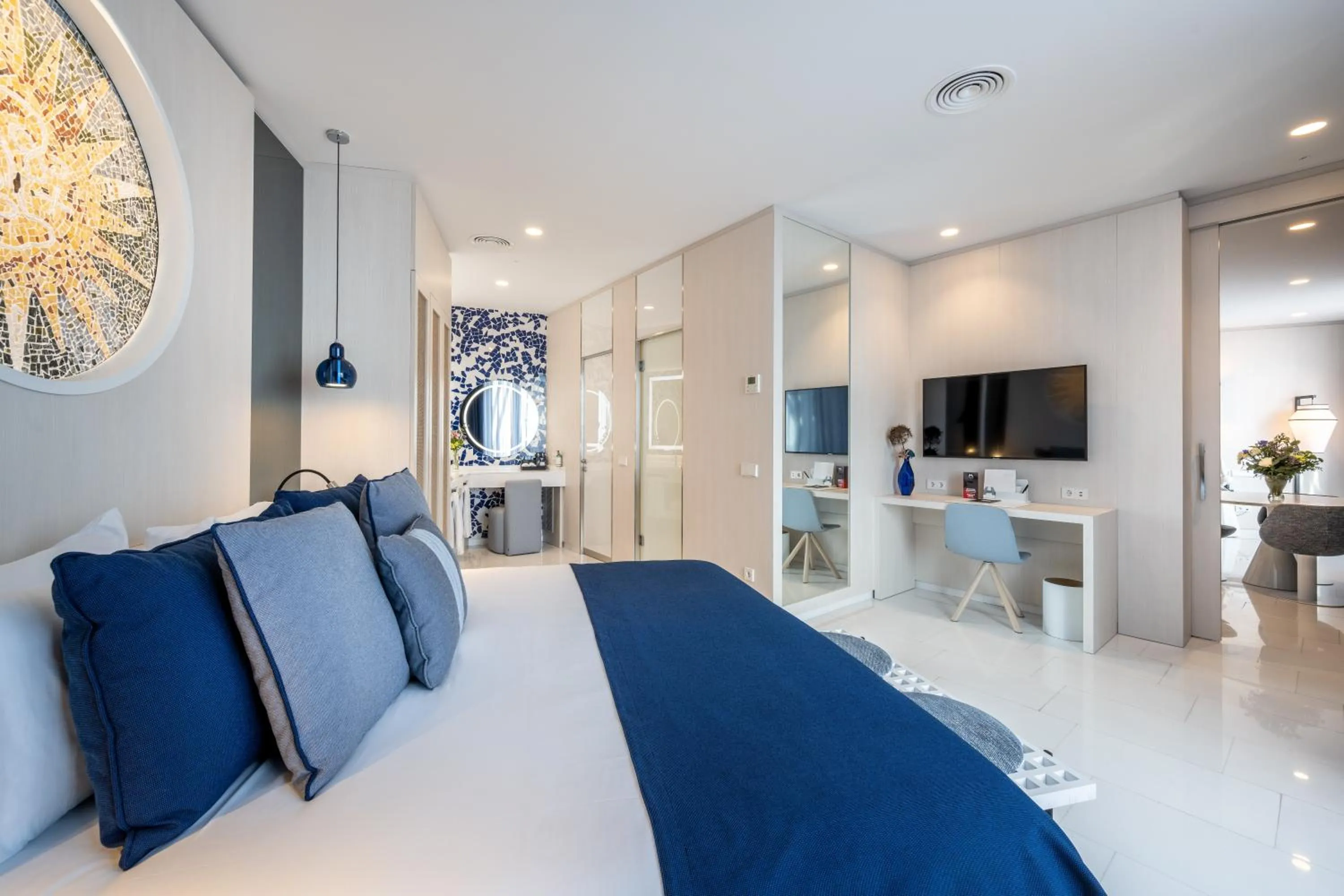 Bedroom, Bed in Hotel Porta Fira 4* Sup