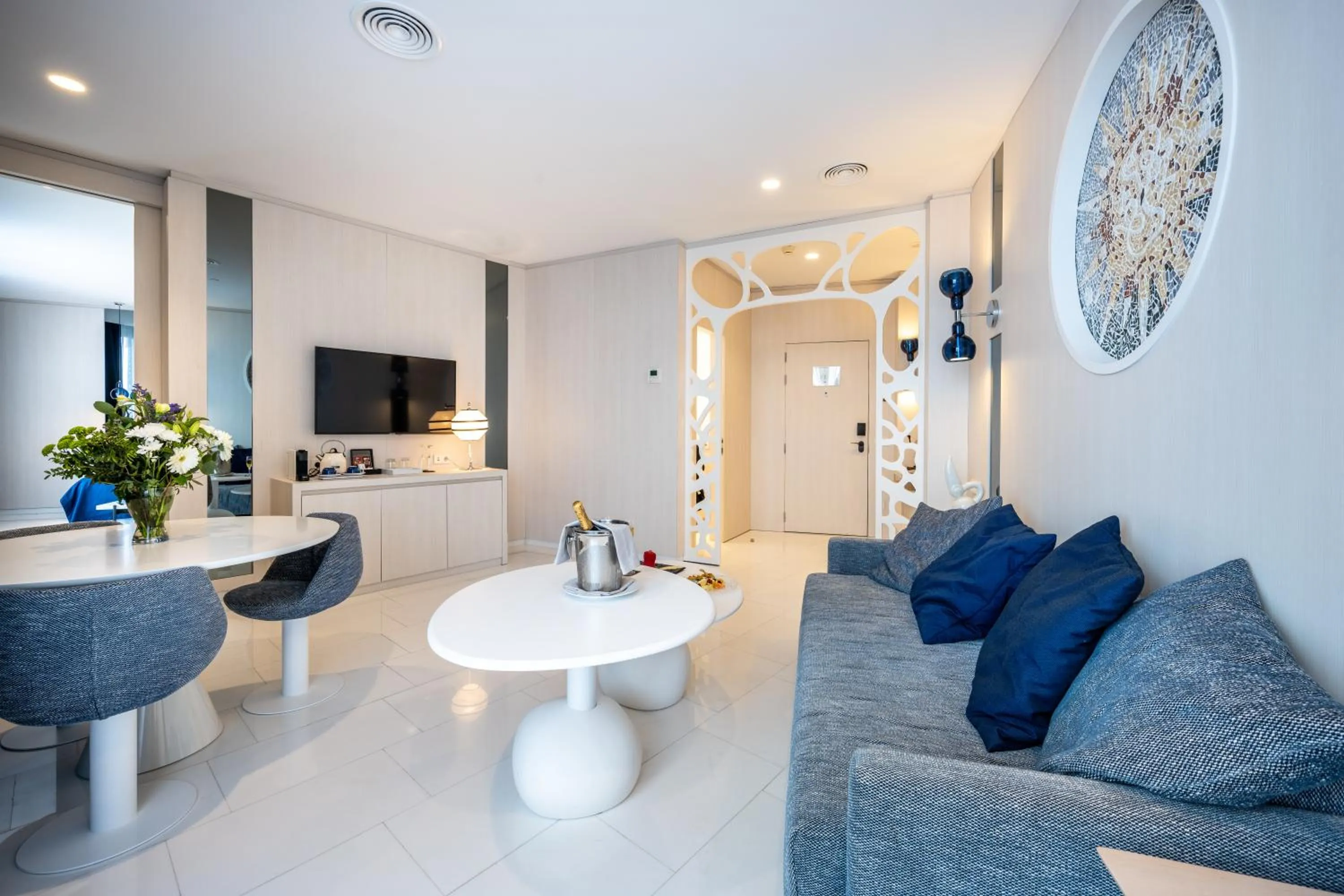 Living room in Hotel Porta Fira 4* Sup