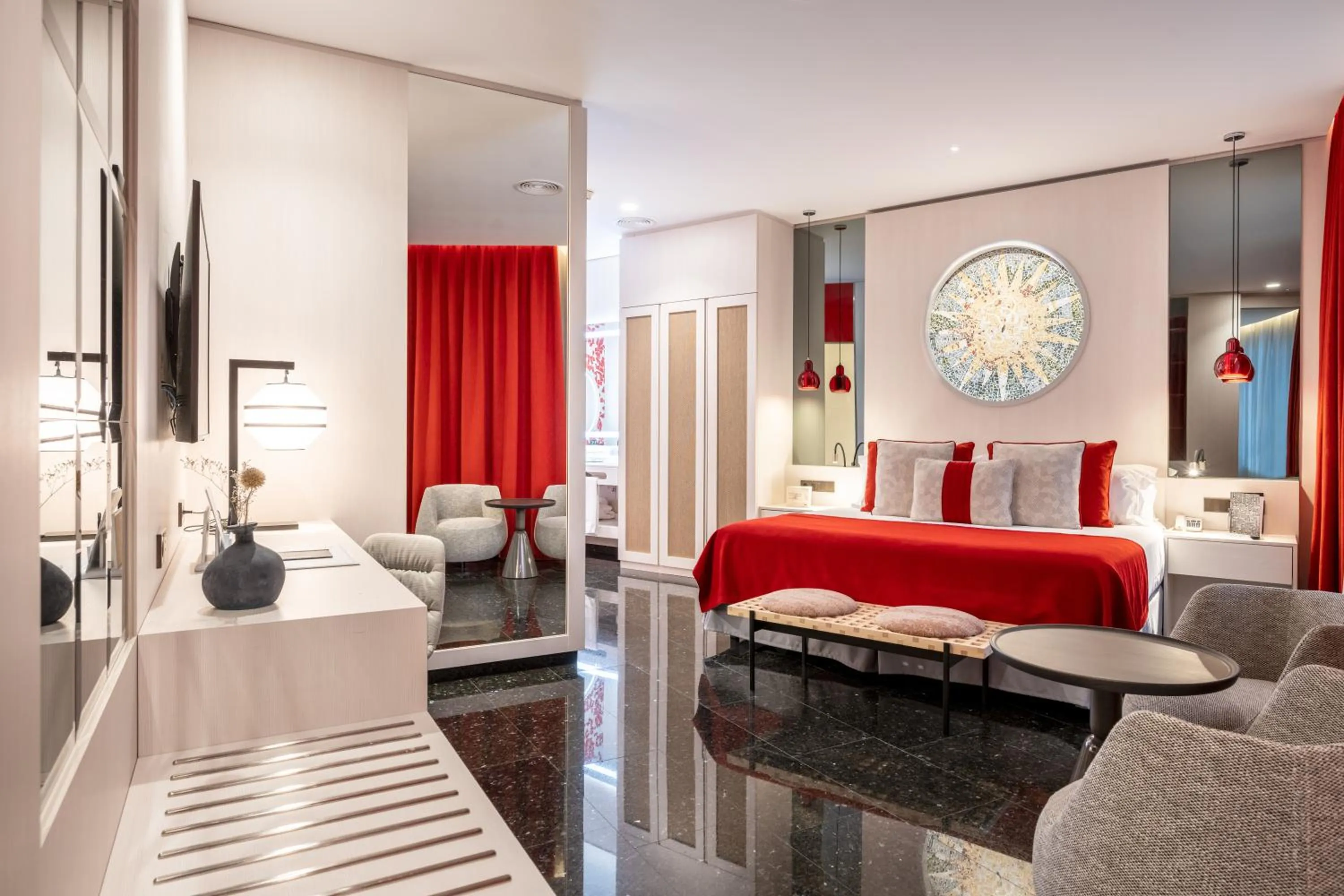 Bedroom, Bed in Hotel Porta Fira 4* Sup