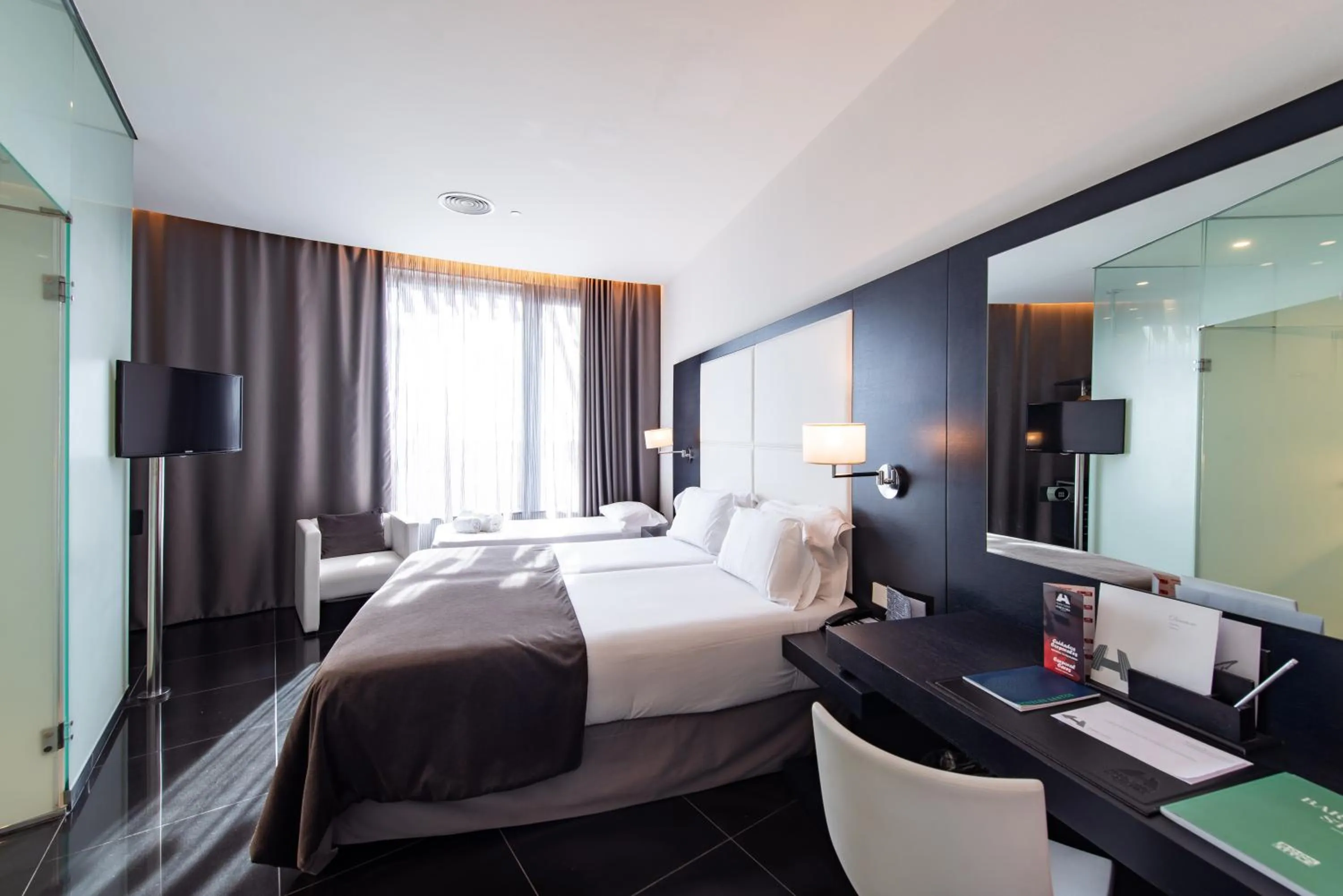 Bedroom, Bed in Hotel Porta Fira 4* Sup