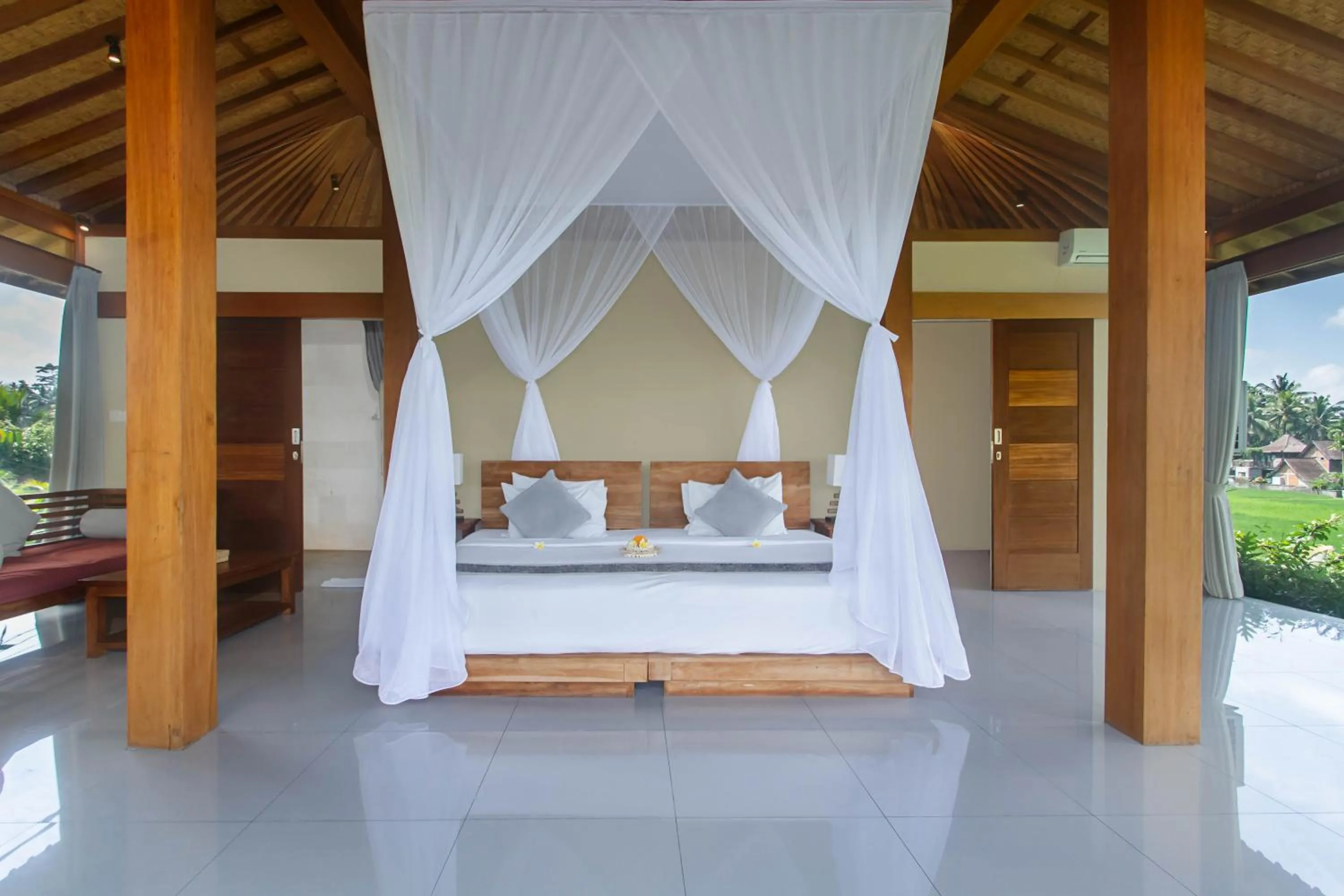 Bed in Kabinawa Ubud Villas by GenuineHost