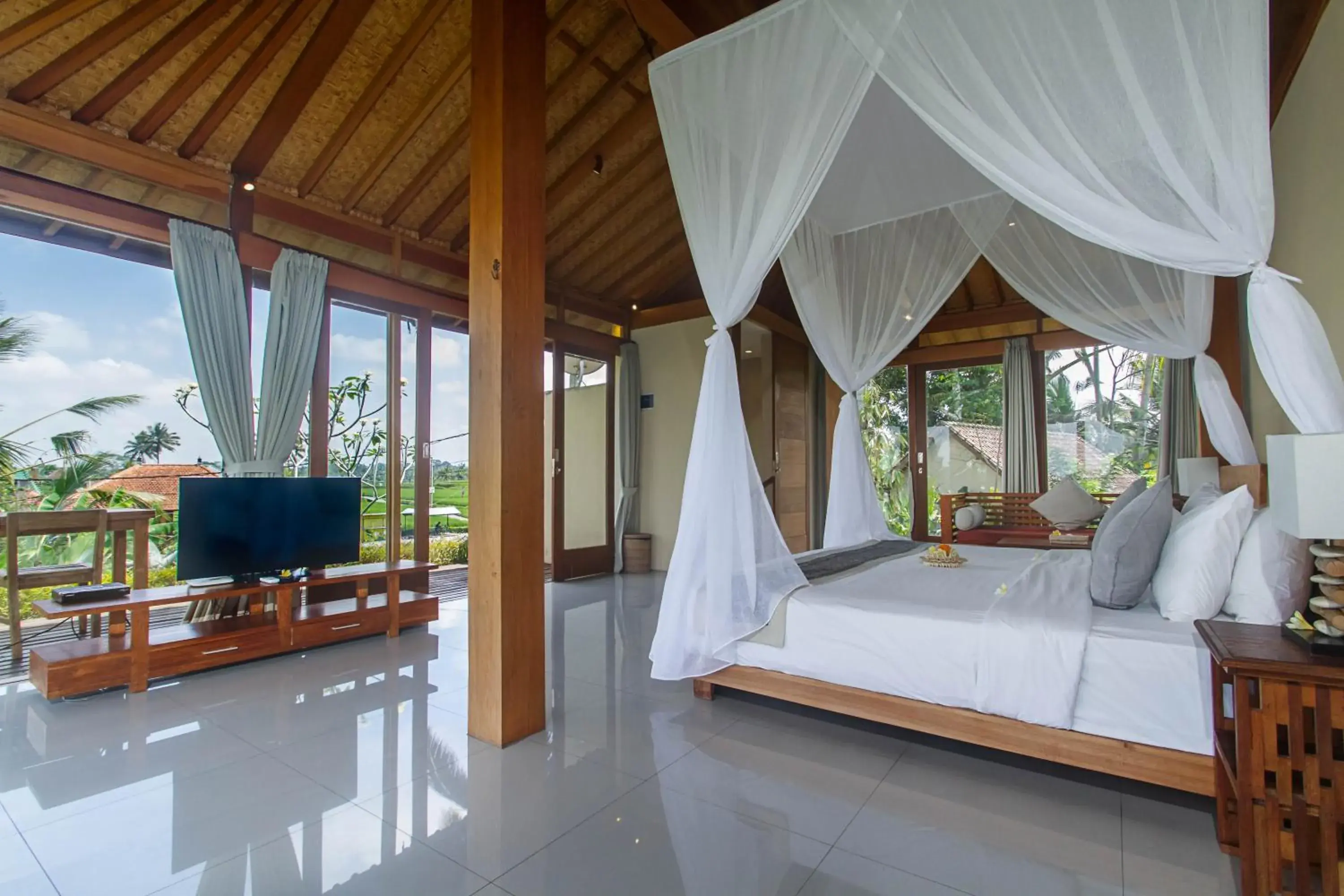 Bed in Kabinawa Ubud Villas by GenuineHost Bed in Kabinawa Ubud Villas by GenuineHost