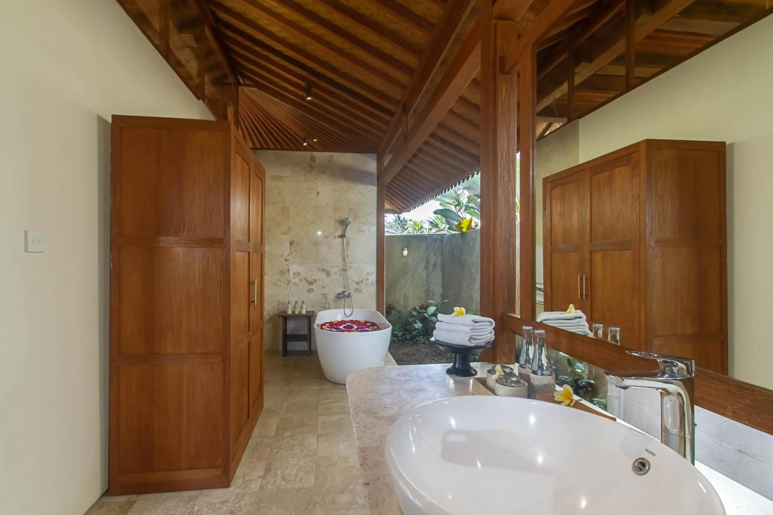 Bathroom in Kabinawa Ubud Villas by GenuineHost