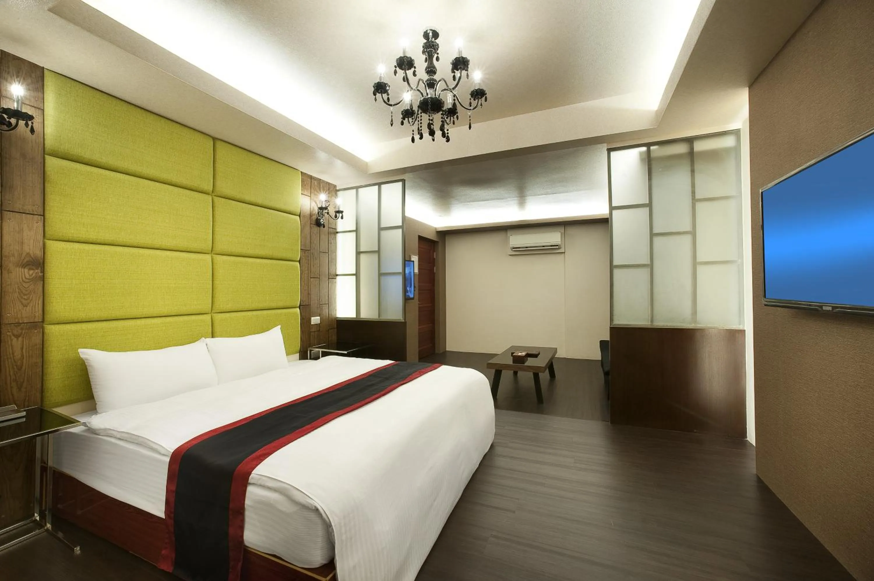 Bed in Fukun No. 3 Motel