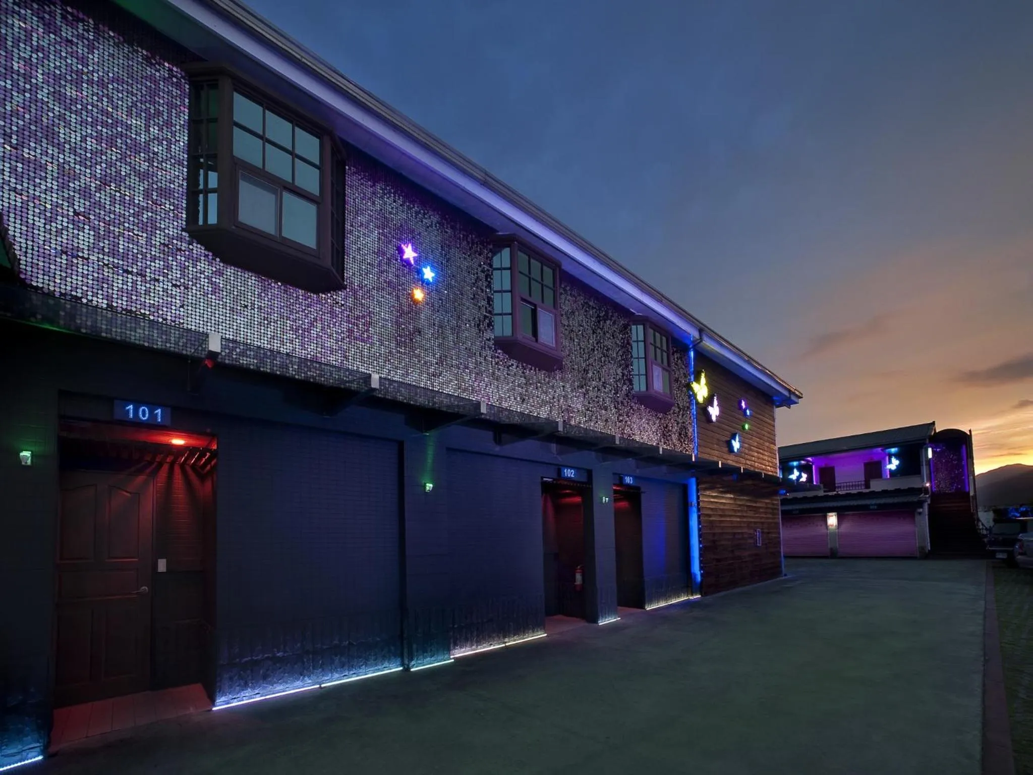 Facade/entrance in Fukun No. 3 Motel