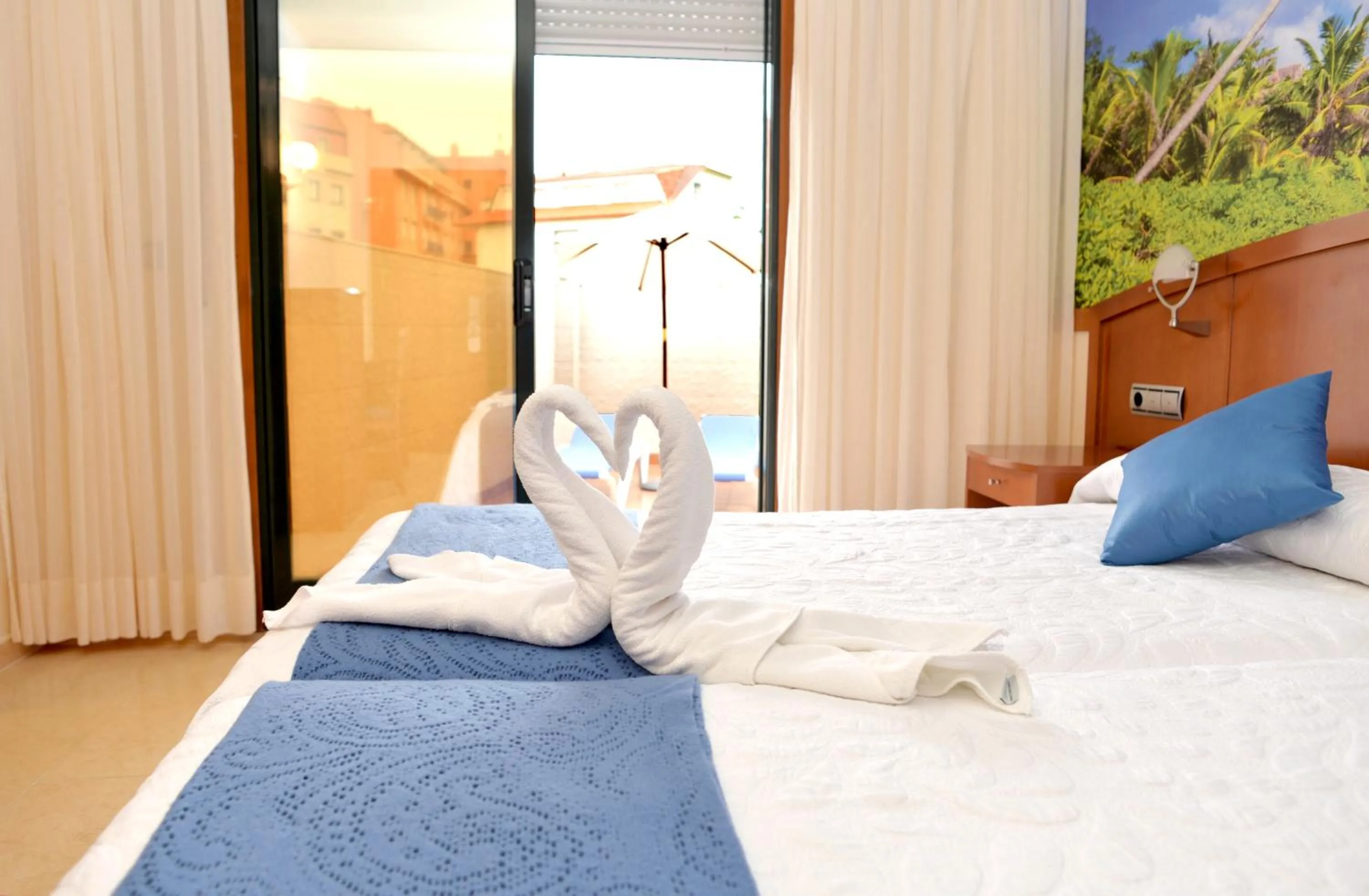 Bed in Hotel Portonovo