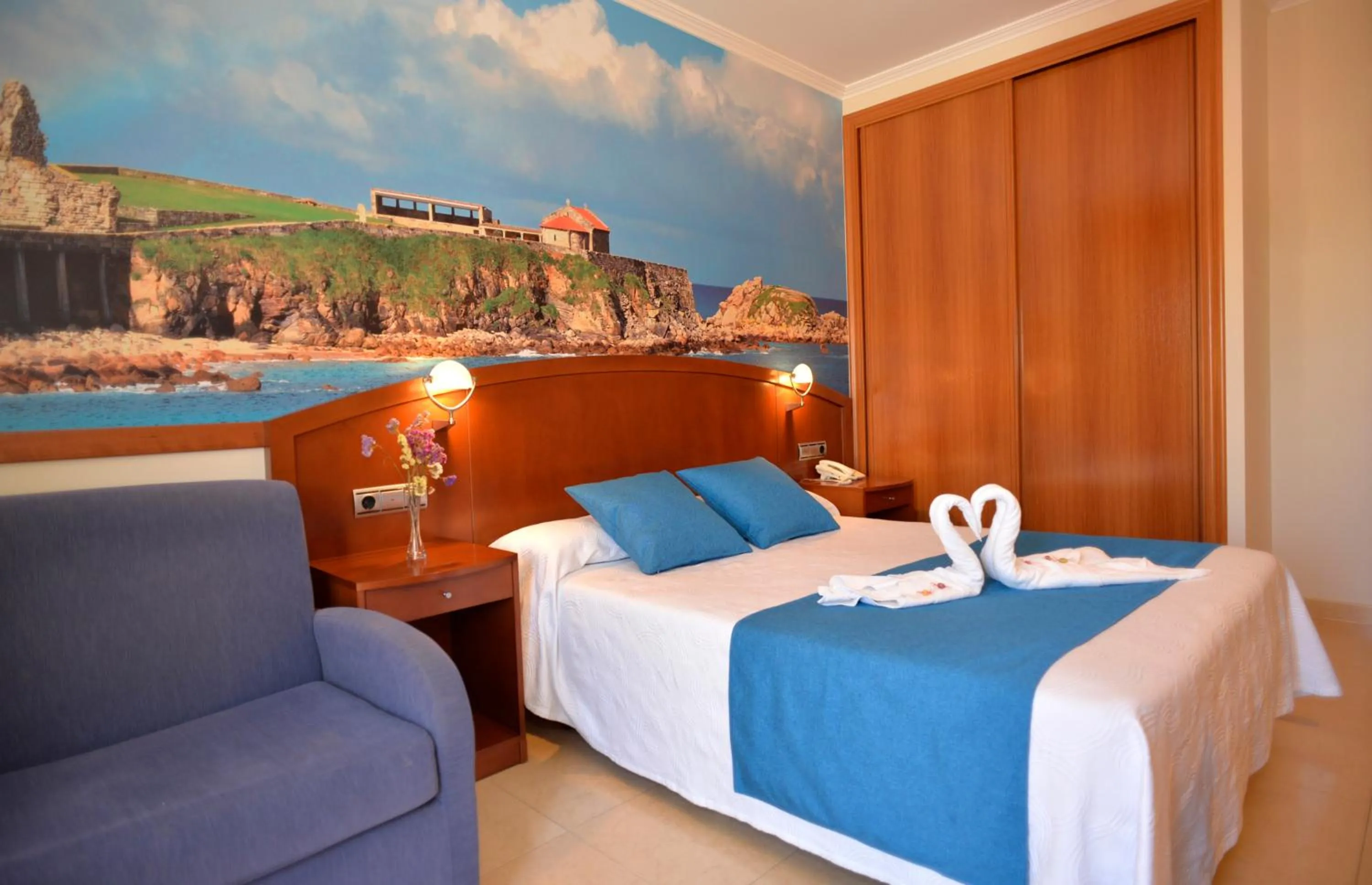 Bed in Hotel Portonovo