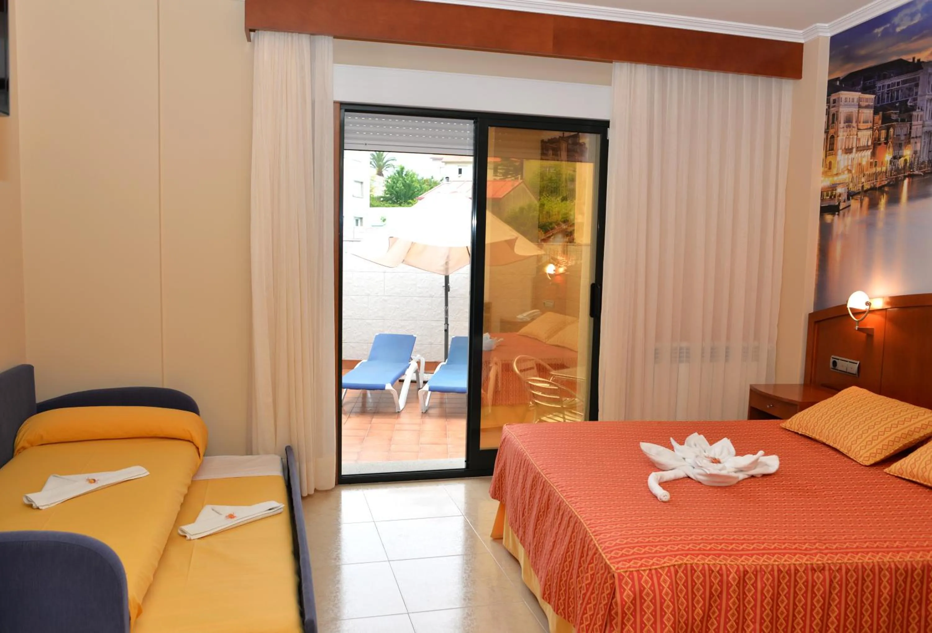 Bed in Hotel Portonovo