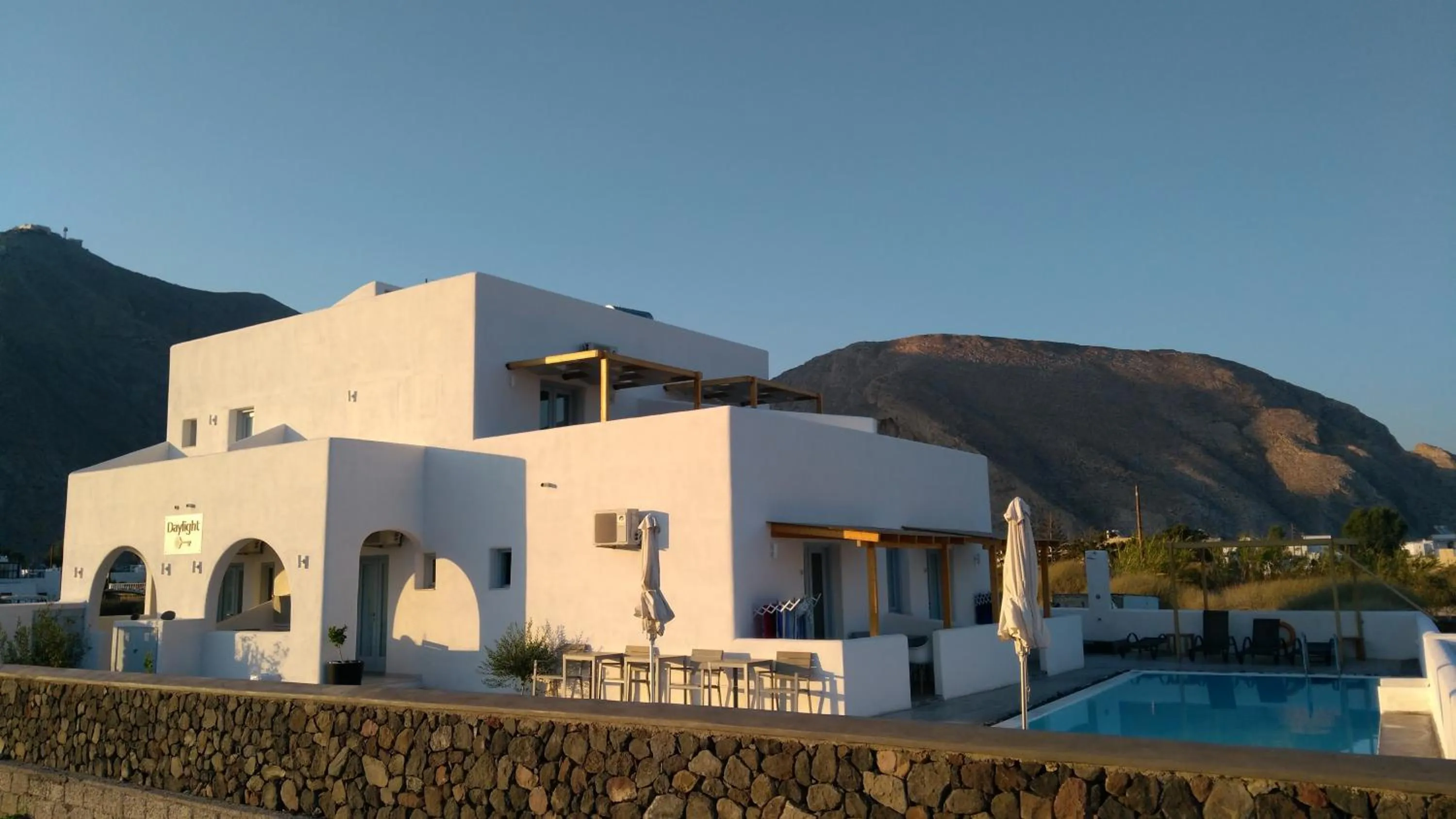 Patio in Daylight Hotel