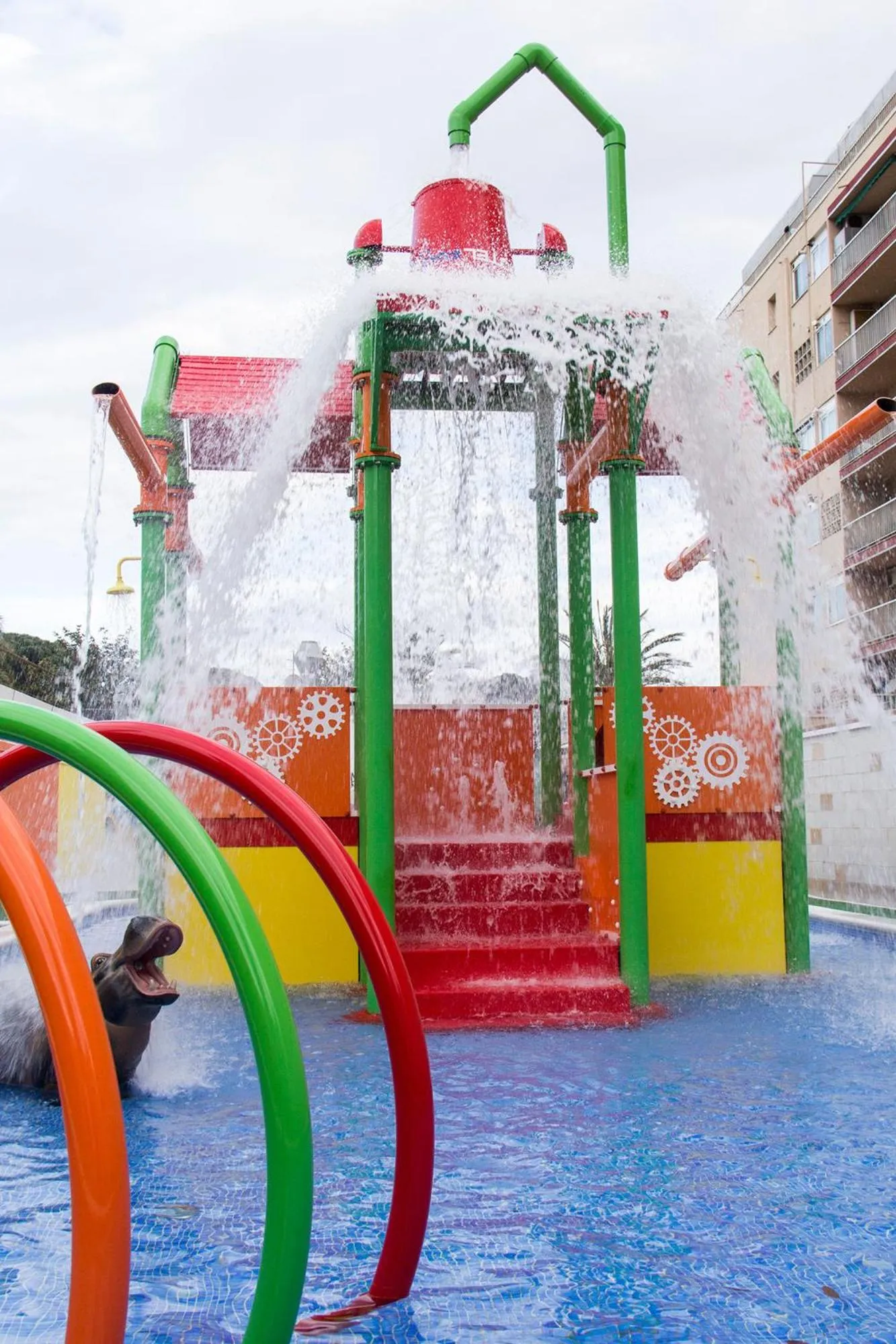 Aqua park in Hotel Papi