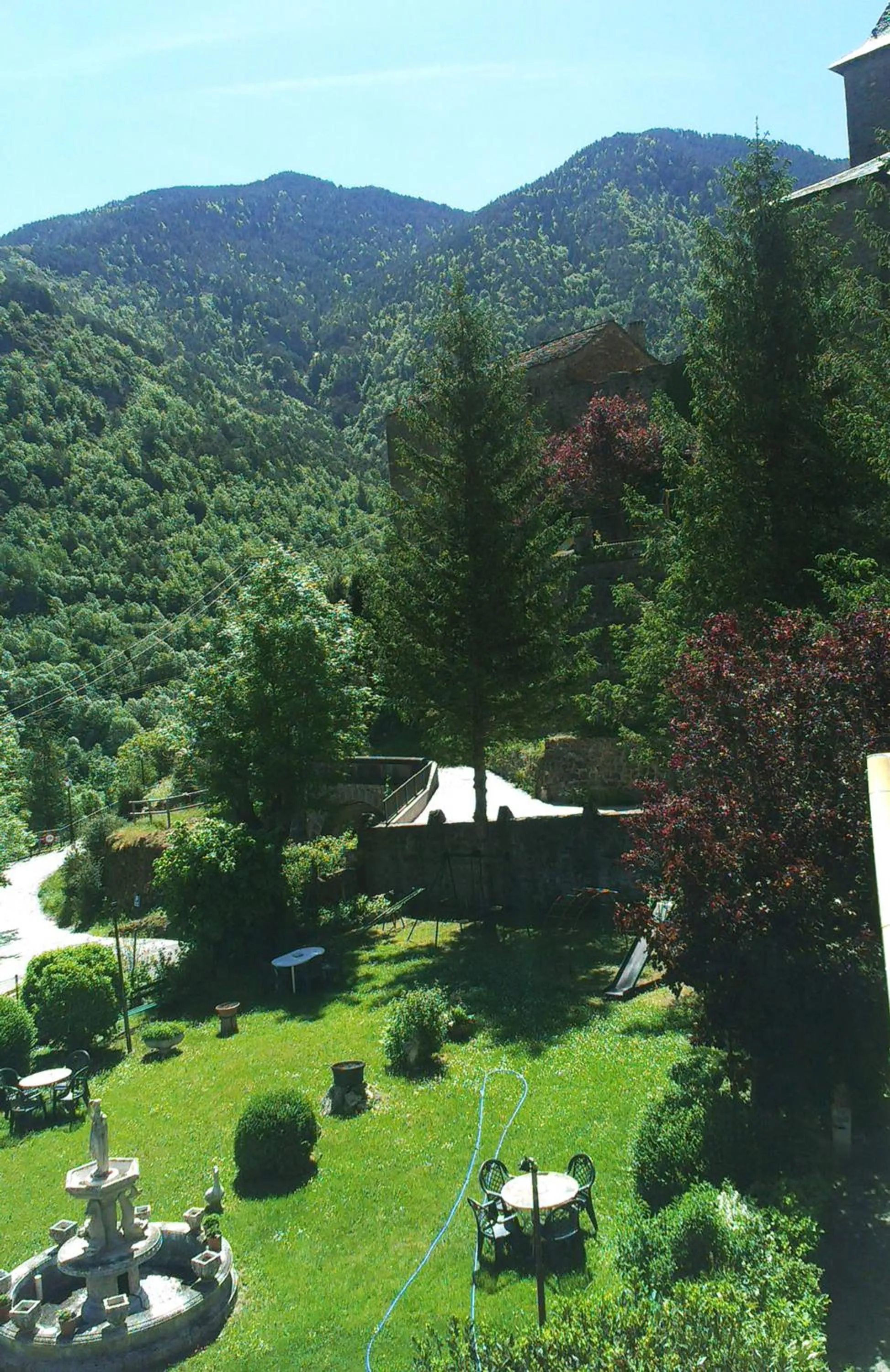 Garden view in Edelweiss Hotel
