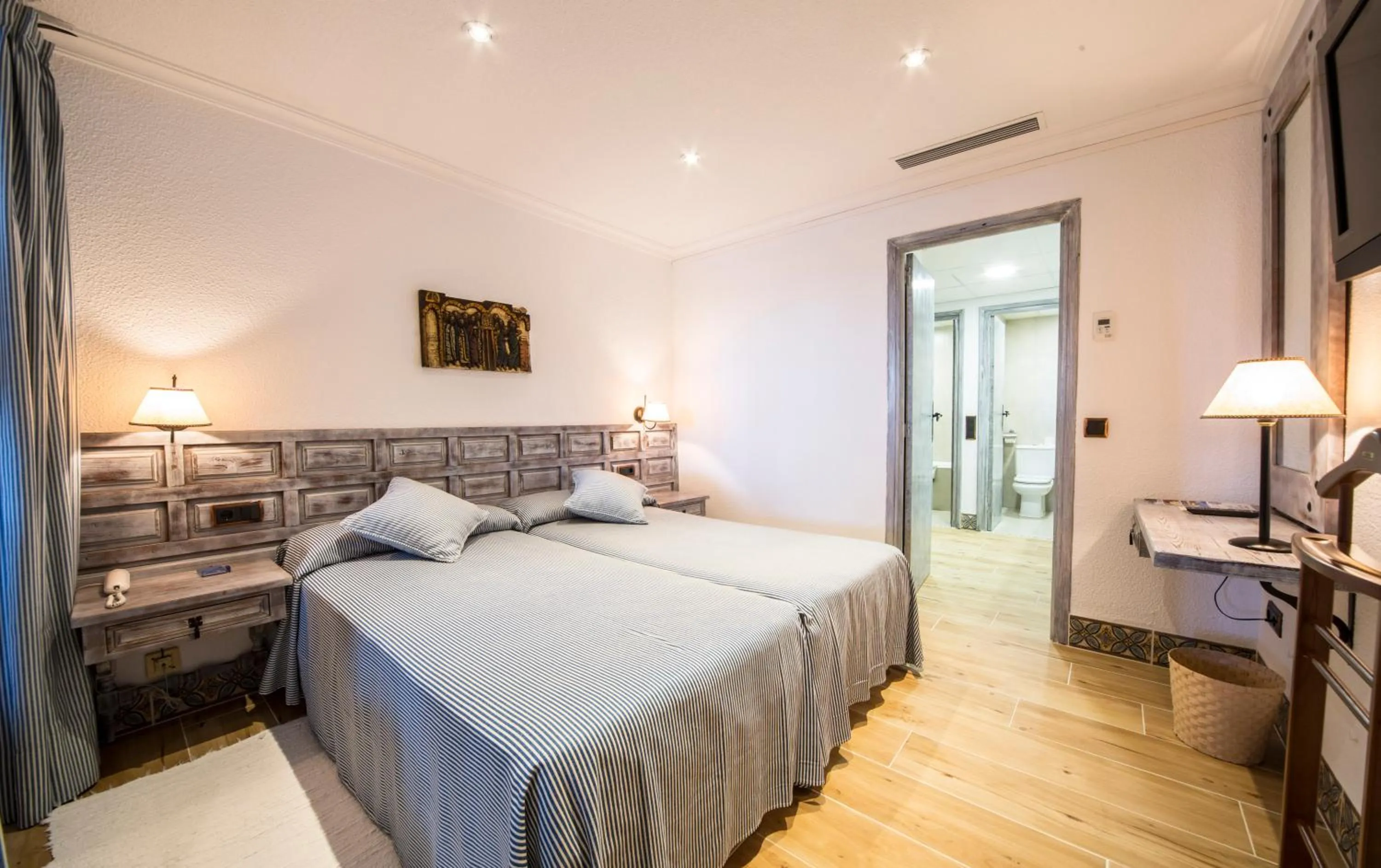 Bed in Hostería del Mar